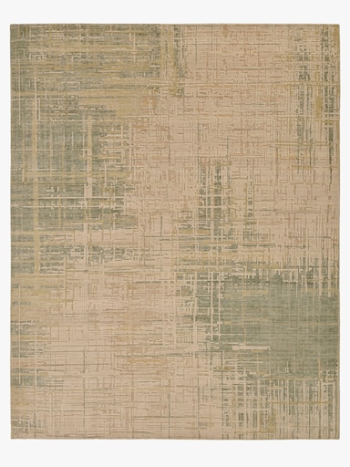 Theko Teppich - beige-grün
