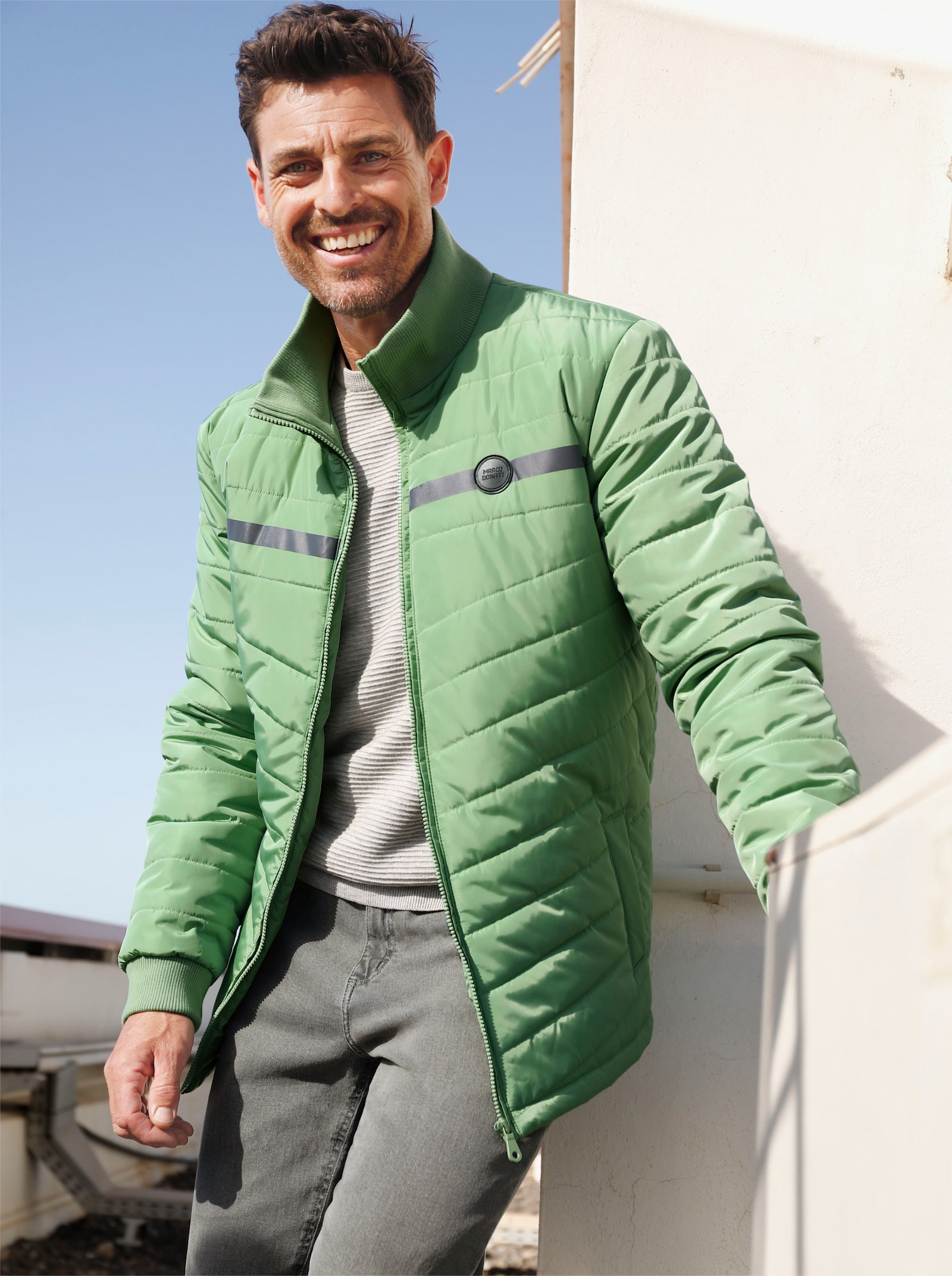 Marco Donati Gewatteerde jas, zeer warm - eucalyptus