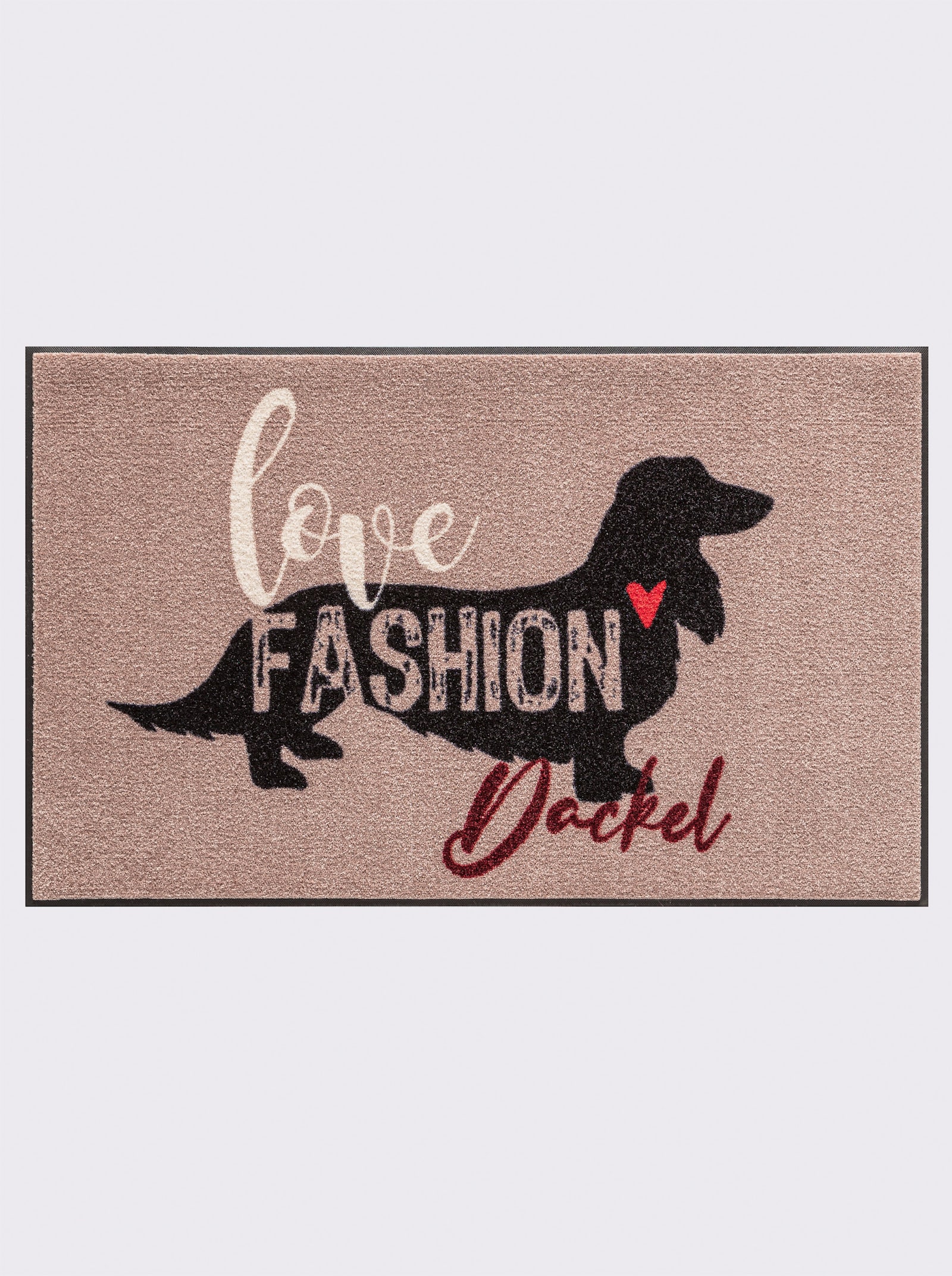 wash+dry by Kleen-Tex Fussmatte - taupe-schwarz