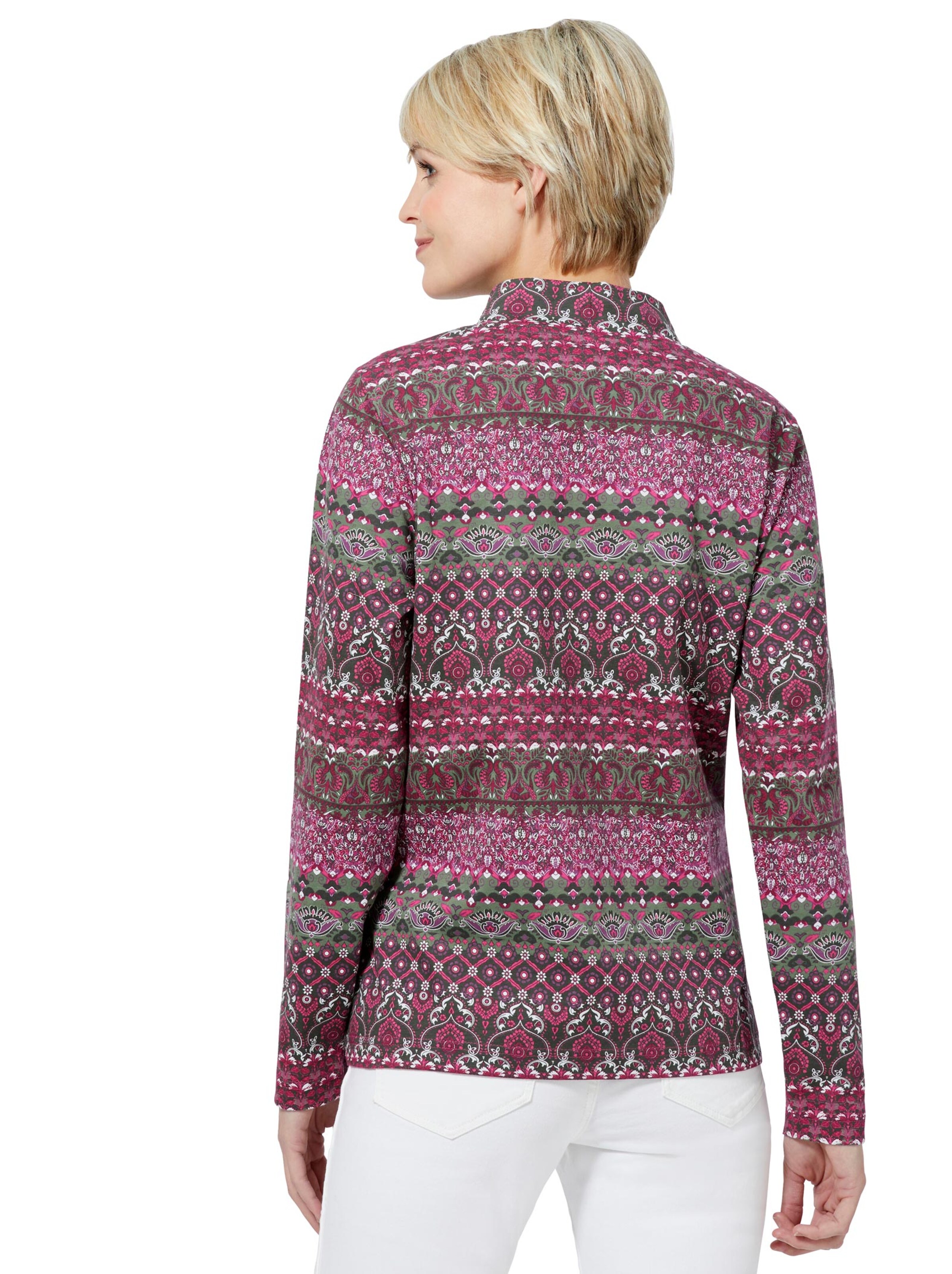 Shirt - schilf-altrosé-bedruckt