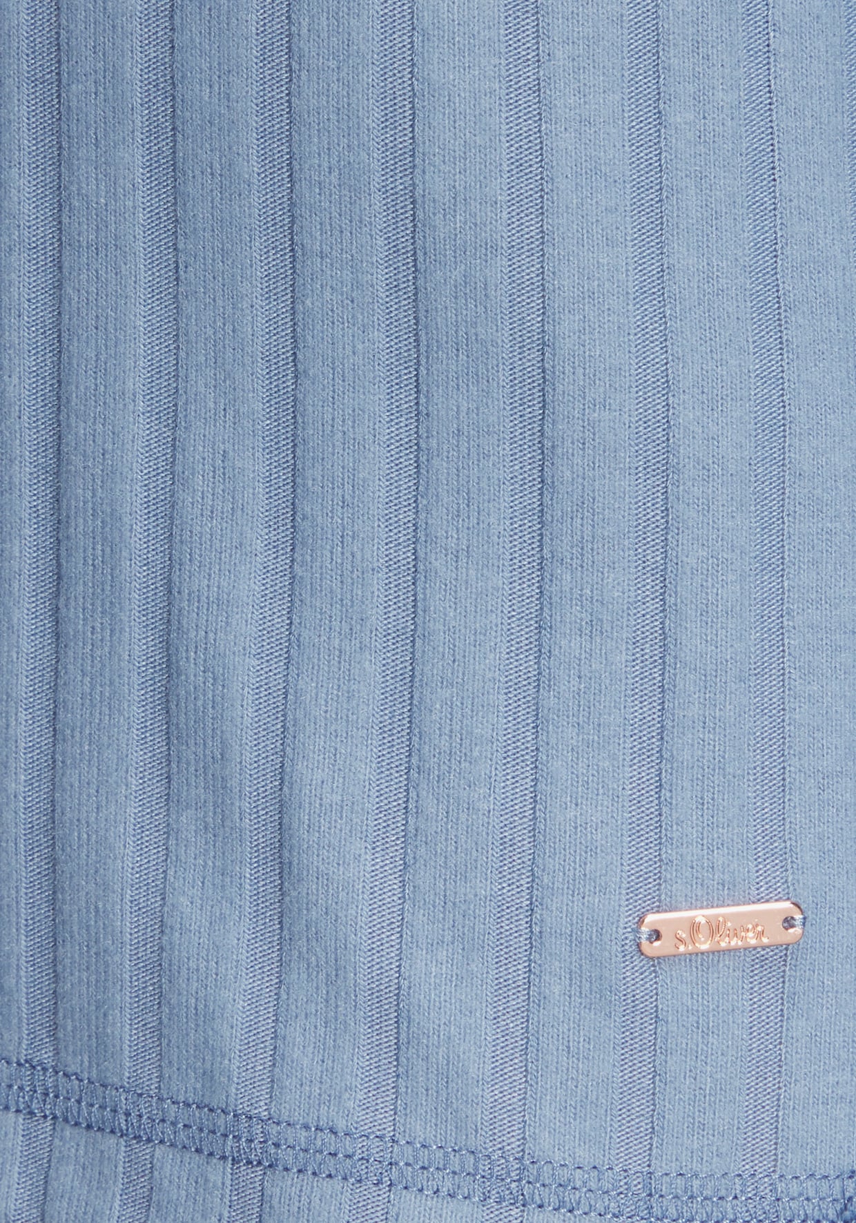 s.Oliver Shirt met lange mouwen - rookblauw