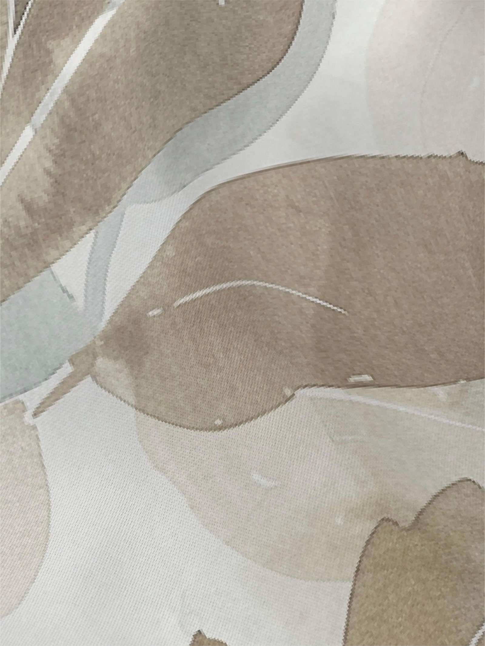 Biberna Bettwäsche - beige-bedruckt