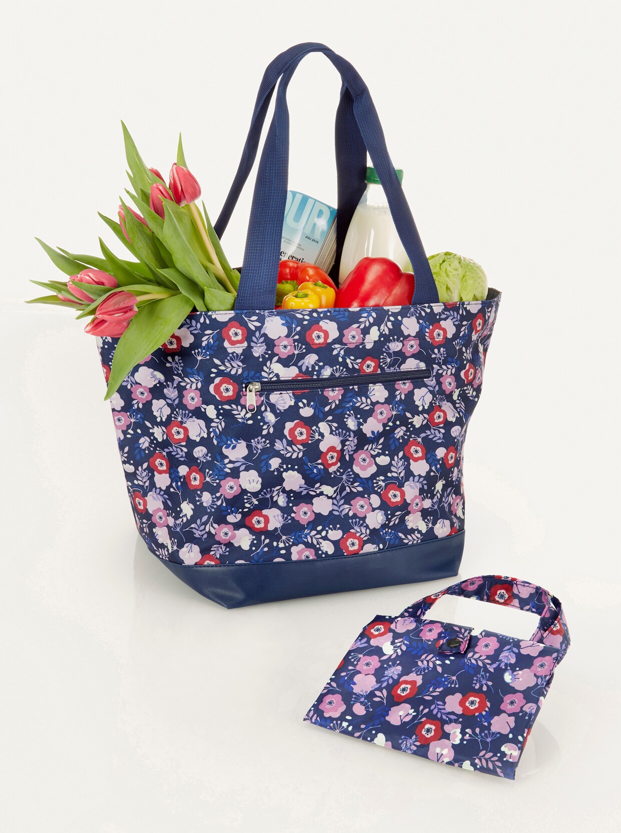 Set med shoppingväskor - svart