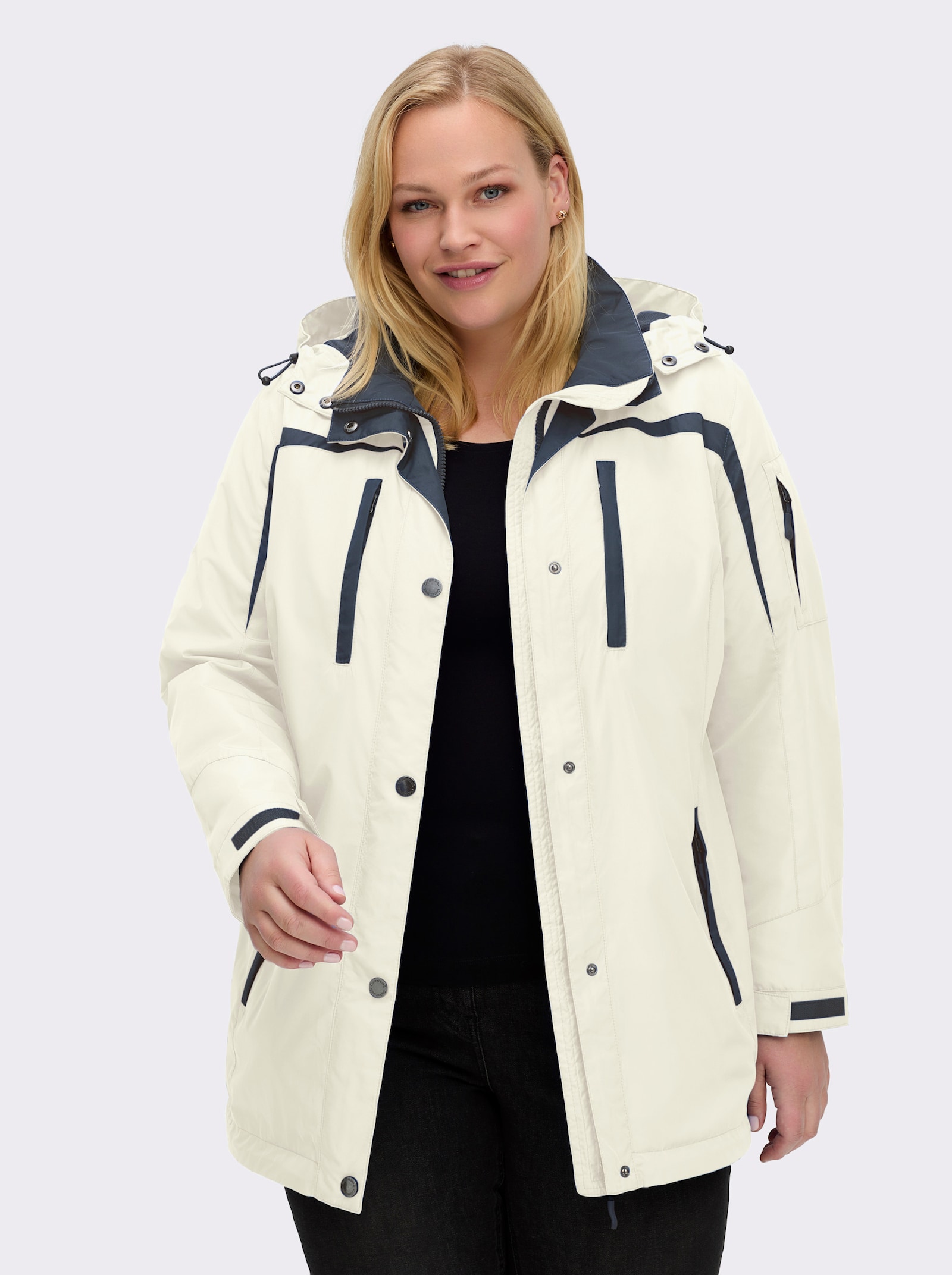 Funktionsjacke wind- und wasserabweisend - weiß