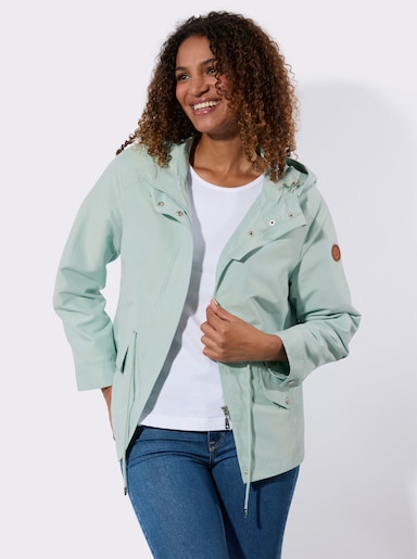 Jacke mit Gehschlitz hinten - kalkmint