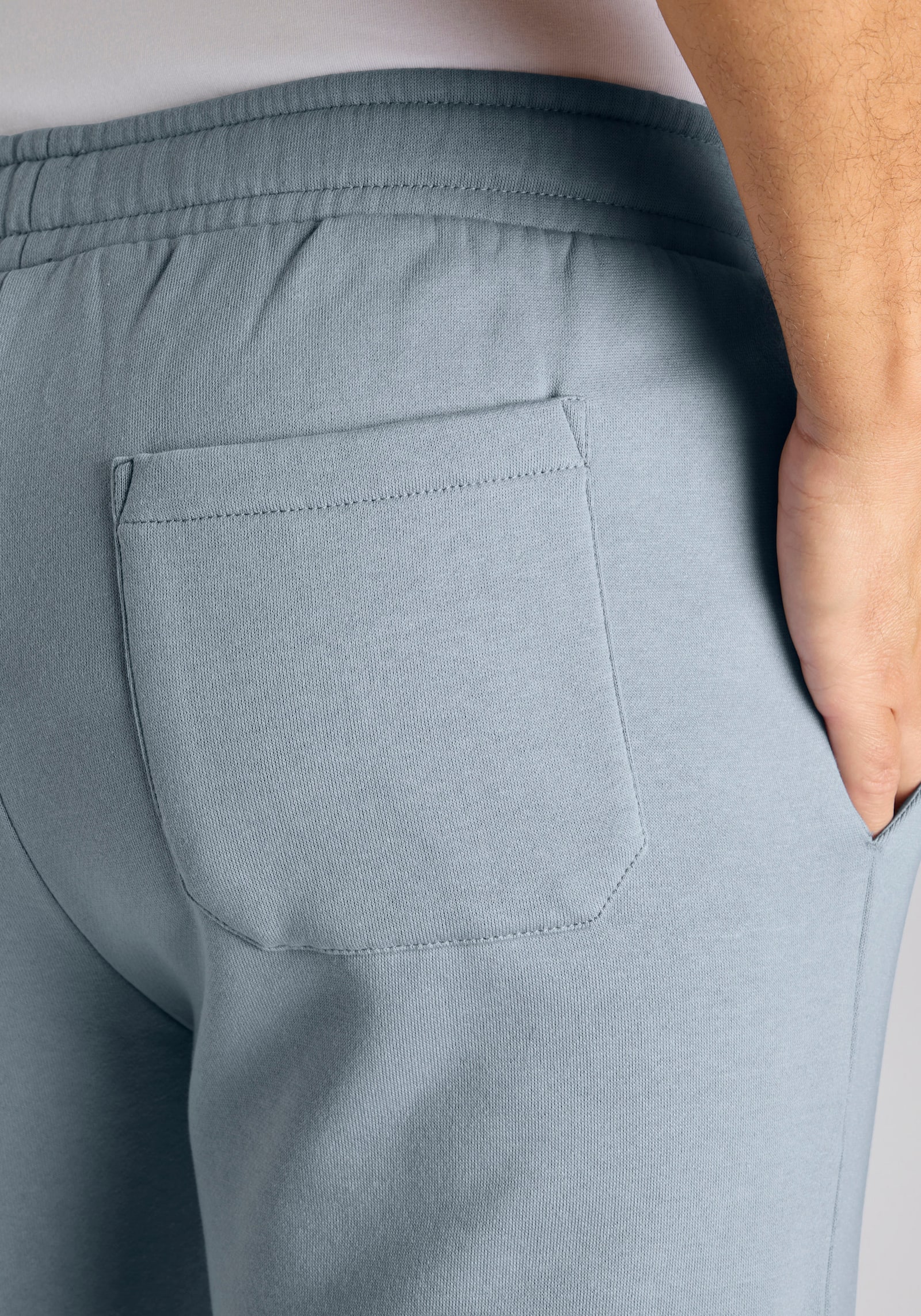 John Devin Sweatshorts - blaugrau