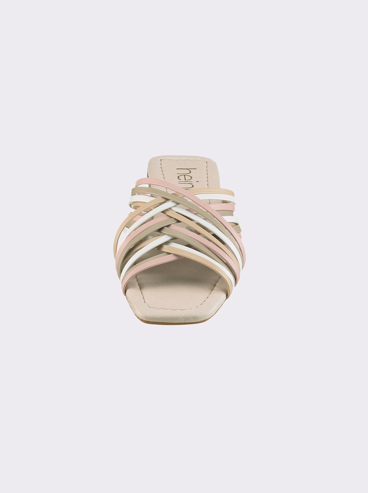heine slippers - beige/roze