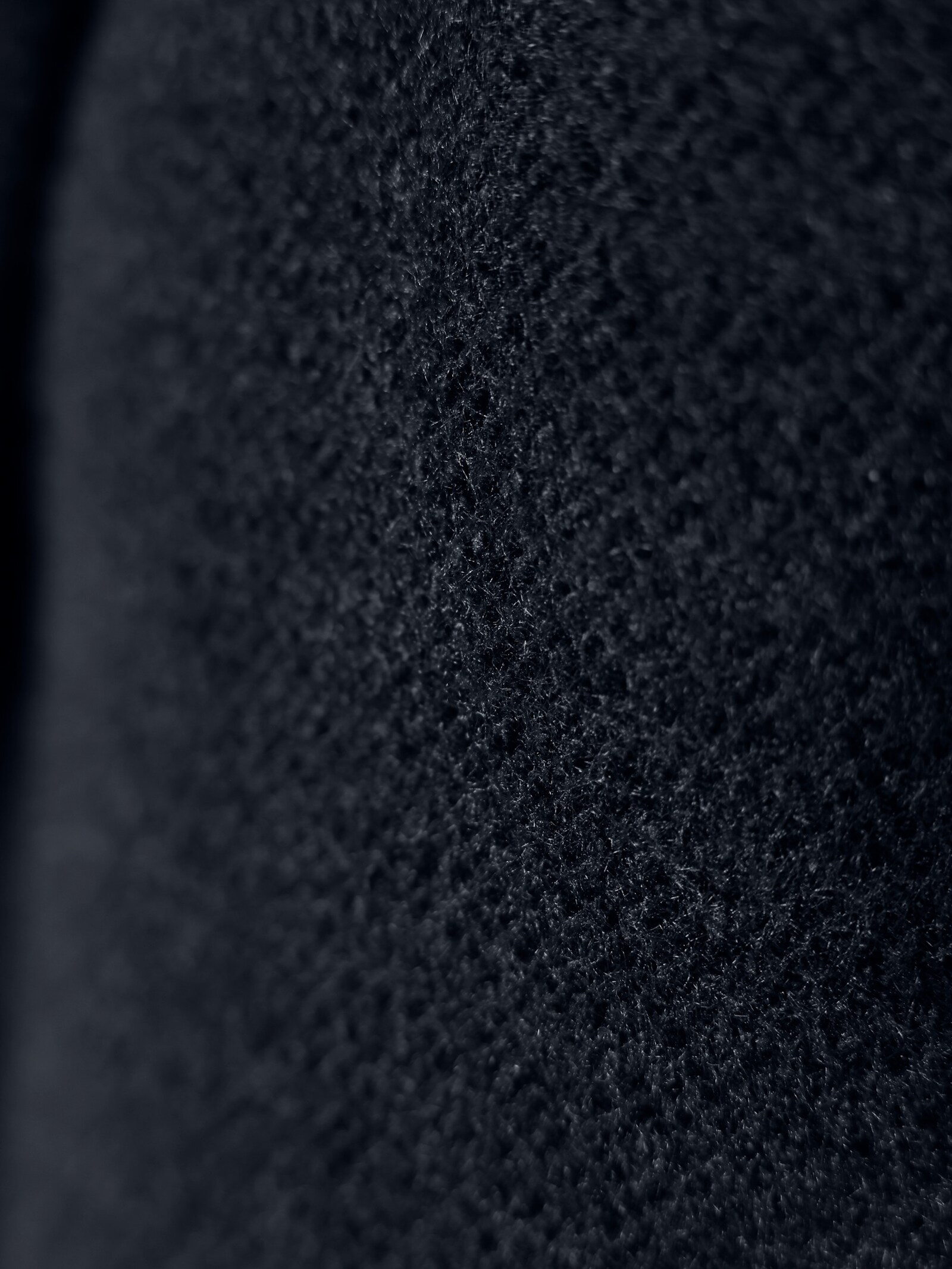 Strickweste in Longform - marine