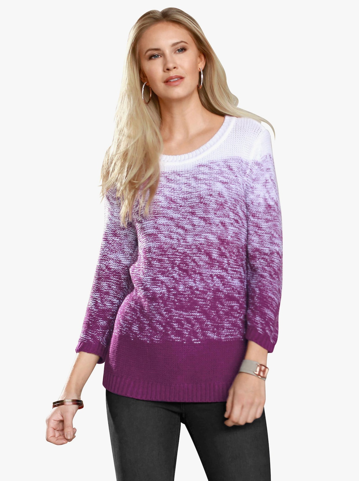 3/4 Arm-Pullover - beere