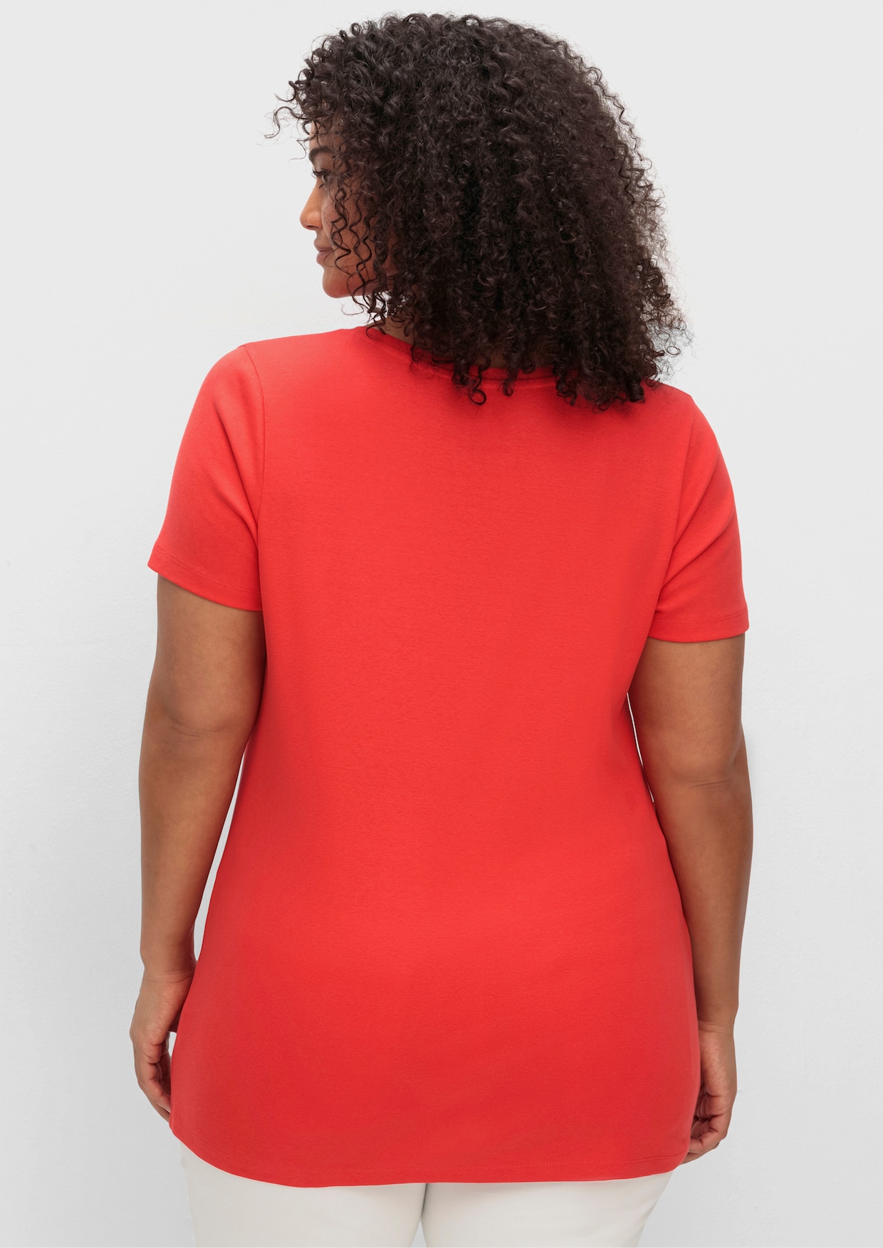 sheego T-shirt - rood