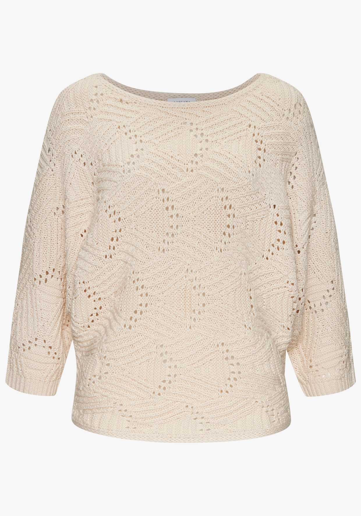 LASCANA Pull chauve-souris - beige