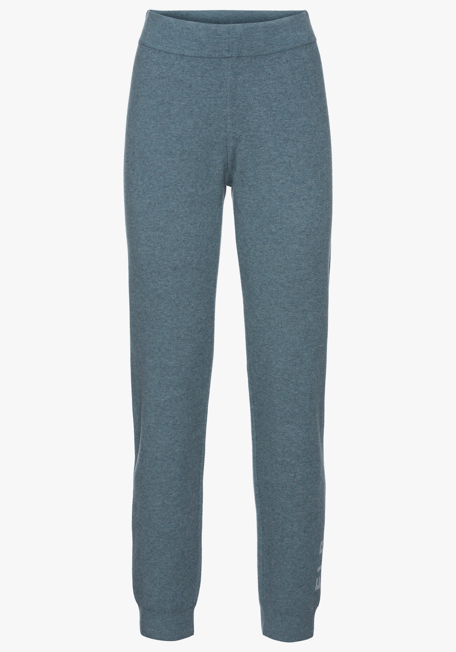 Elbsand Broek van tricot - petrol