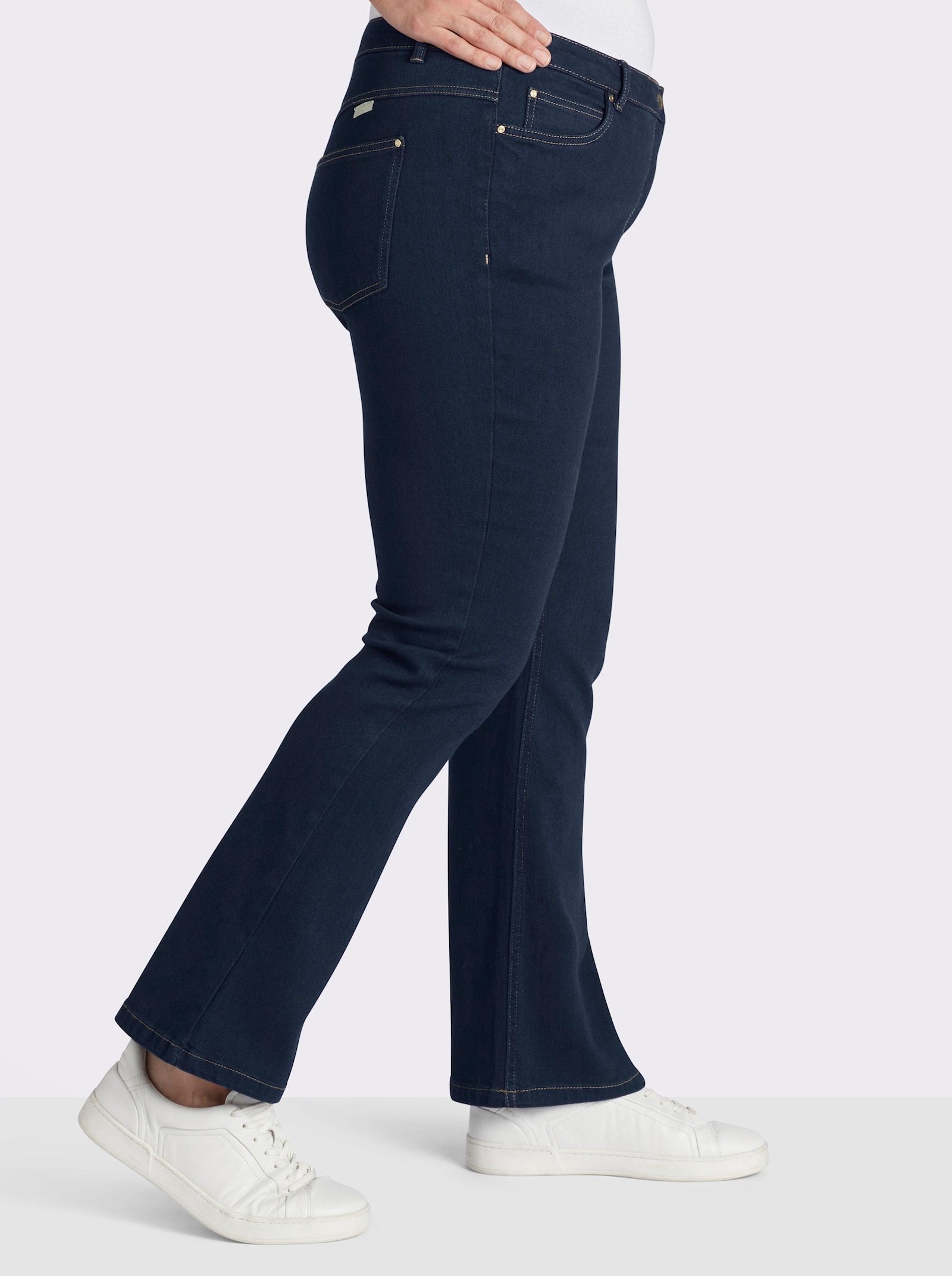  Bootcut-Jeans im 5-Pocket-Stil - dark blue
