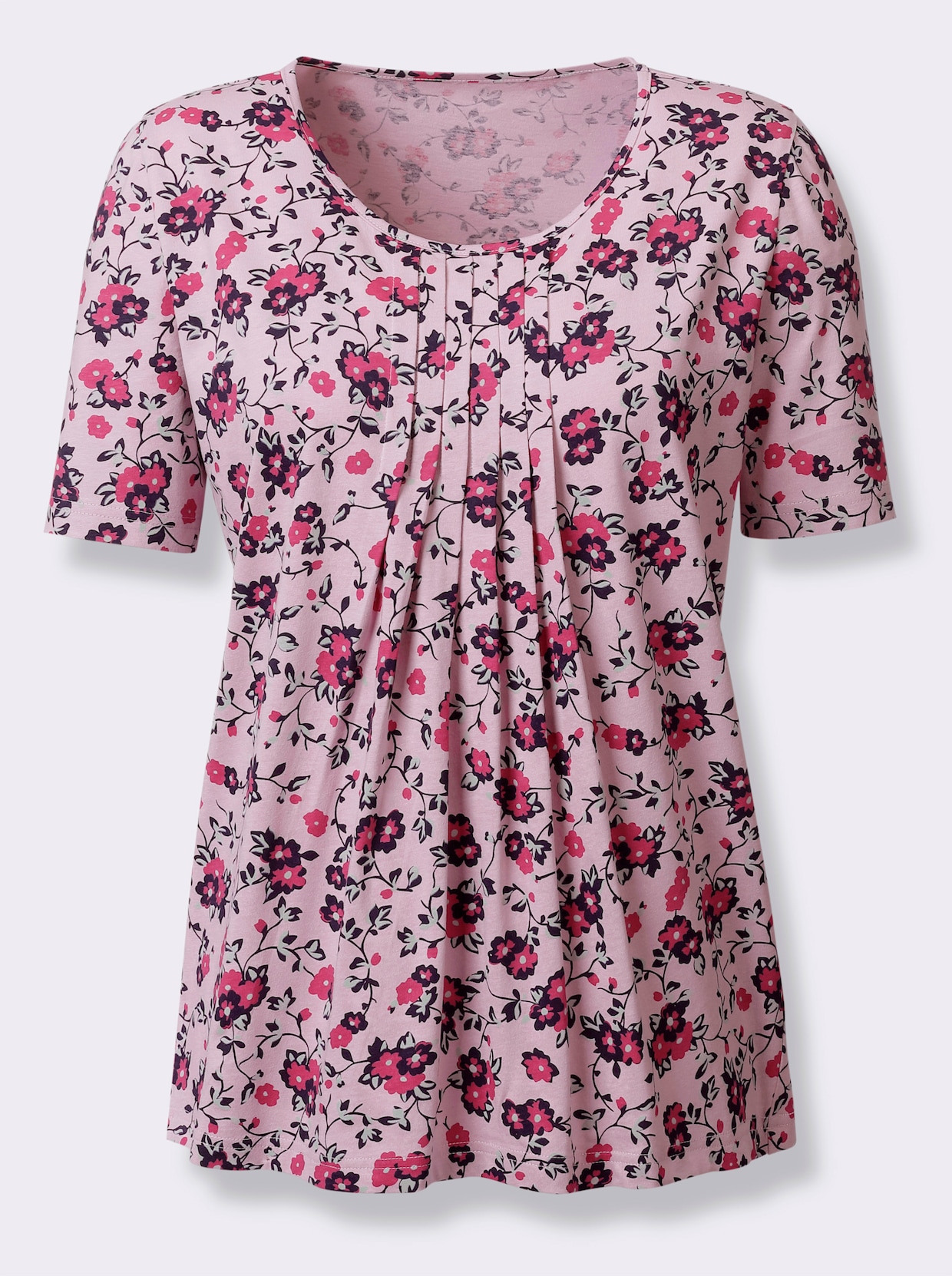 Shirt met korte mouwen - roze geprint