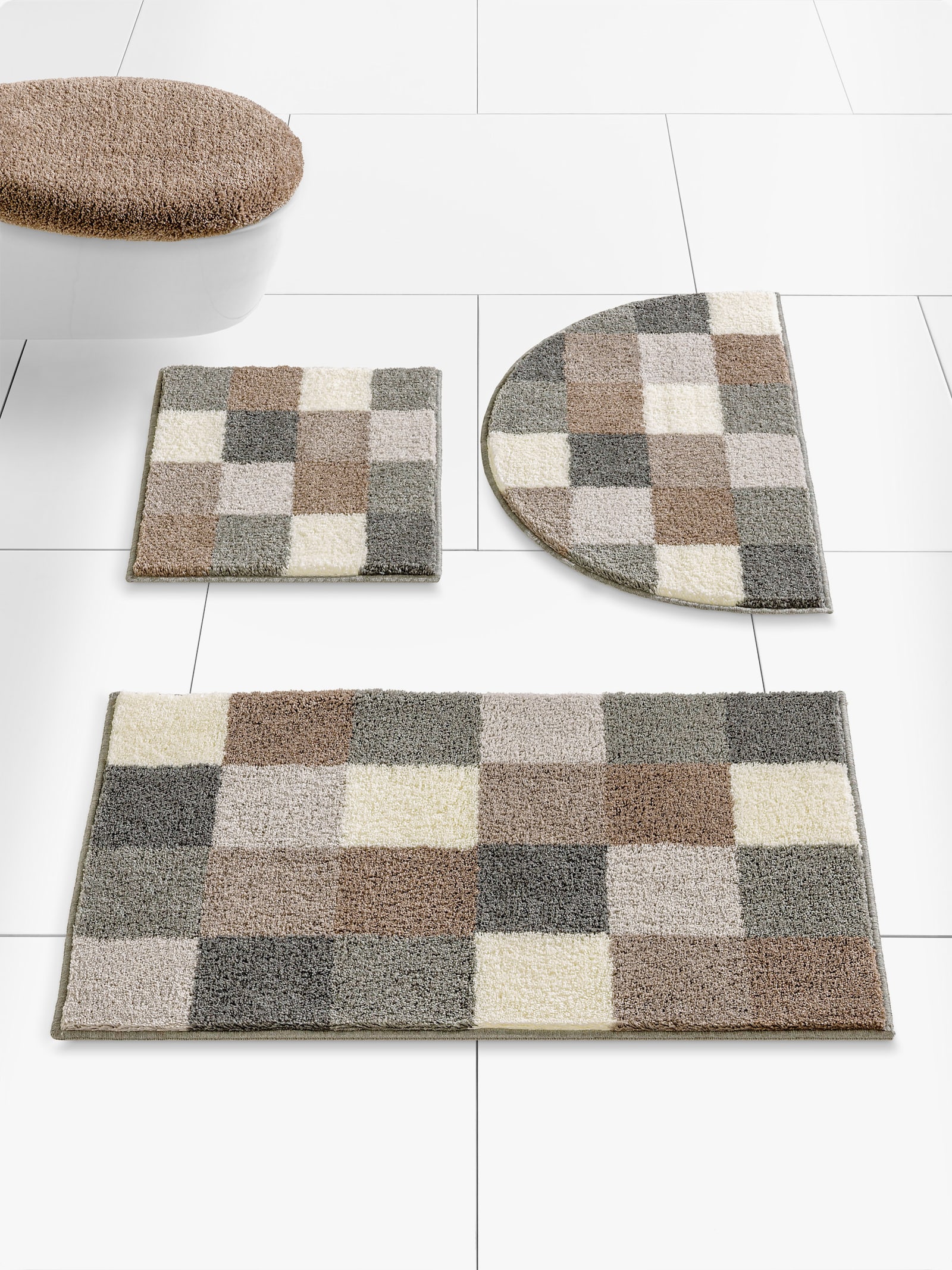 Grund Badematte - grau-taupe