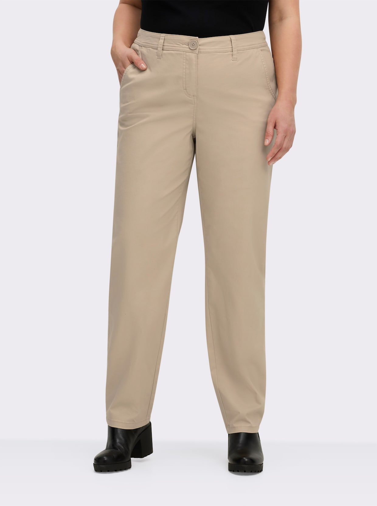 sheego Chinohose - beige