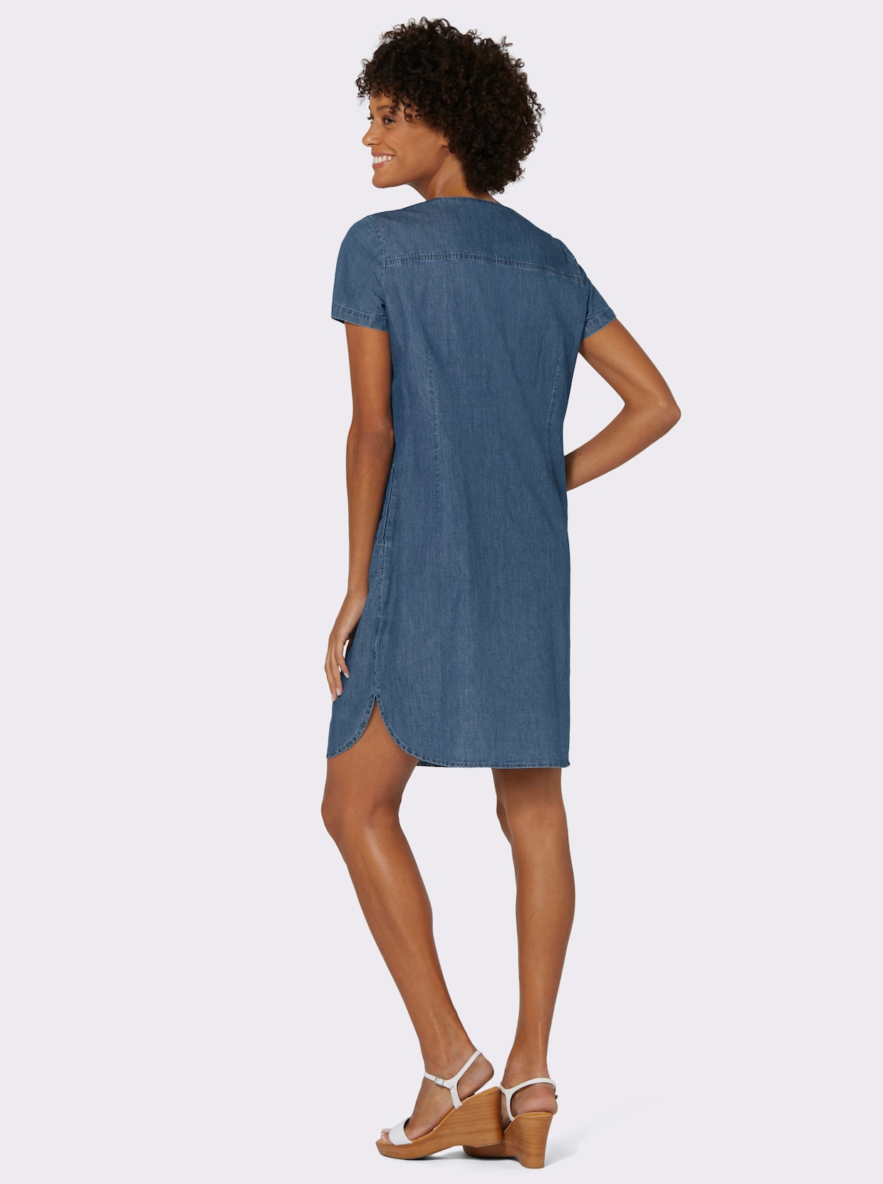 Robe en jean - bleu délavé