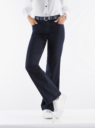 Jeans mit weitem Bein - dark blue