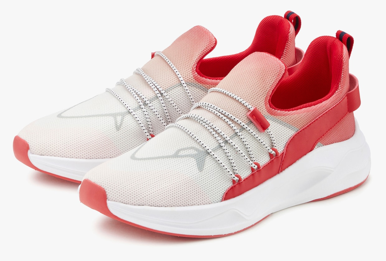 Sneaker - wit/rood