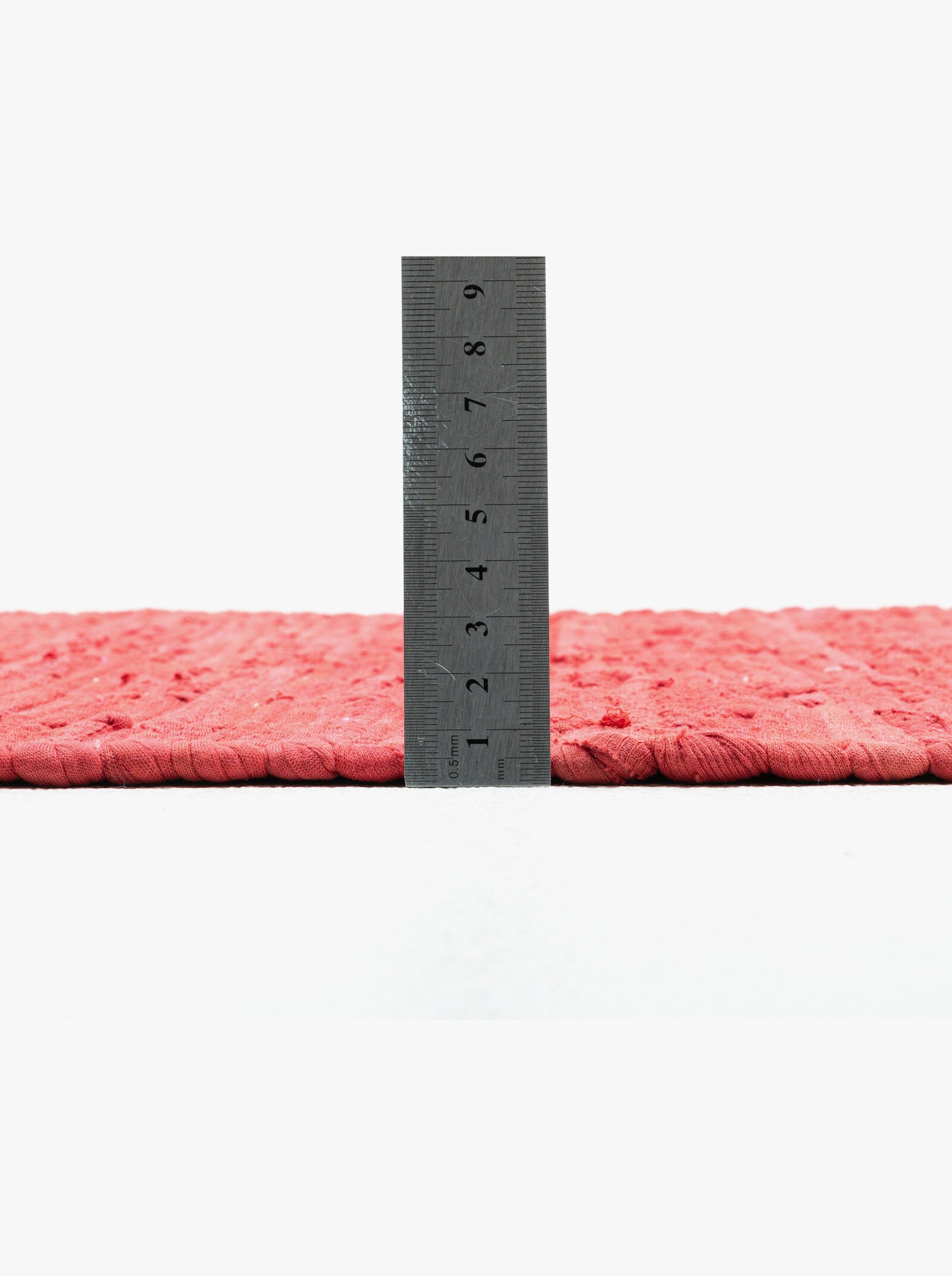 Theko Handwebteppich - rot