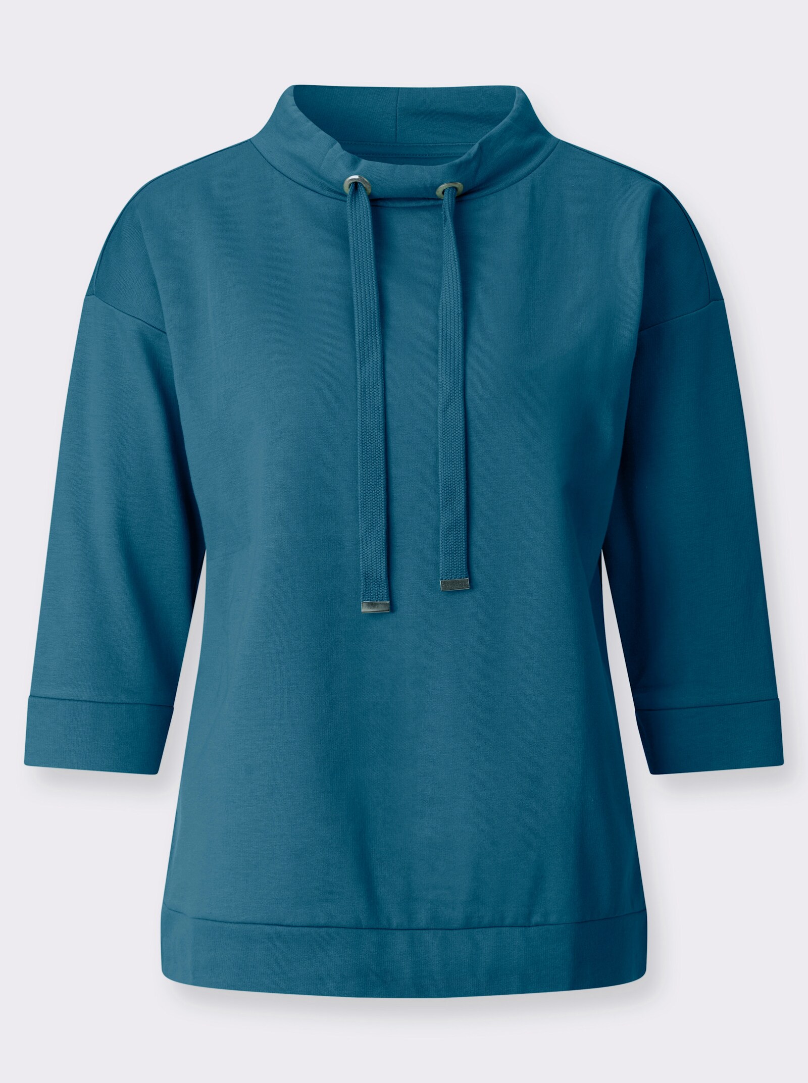 Sweatshirt mit überschnittenen Schultern - topas