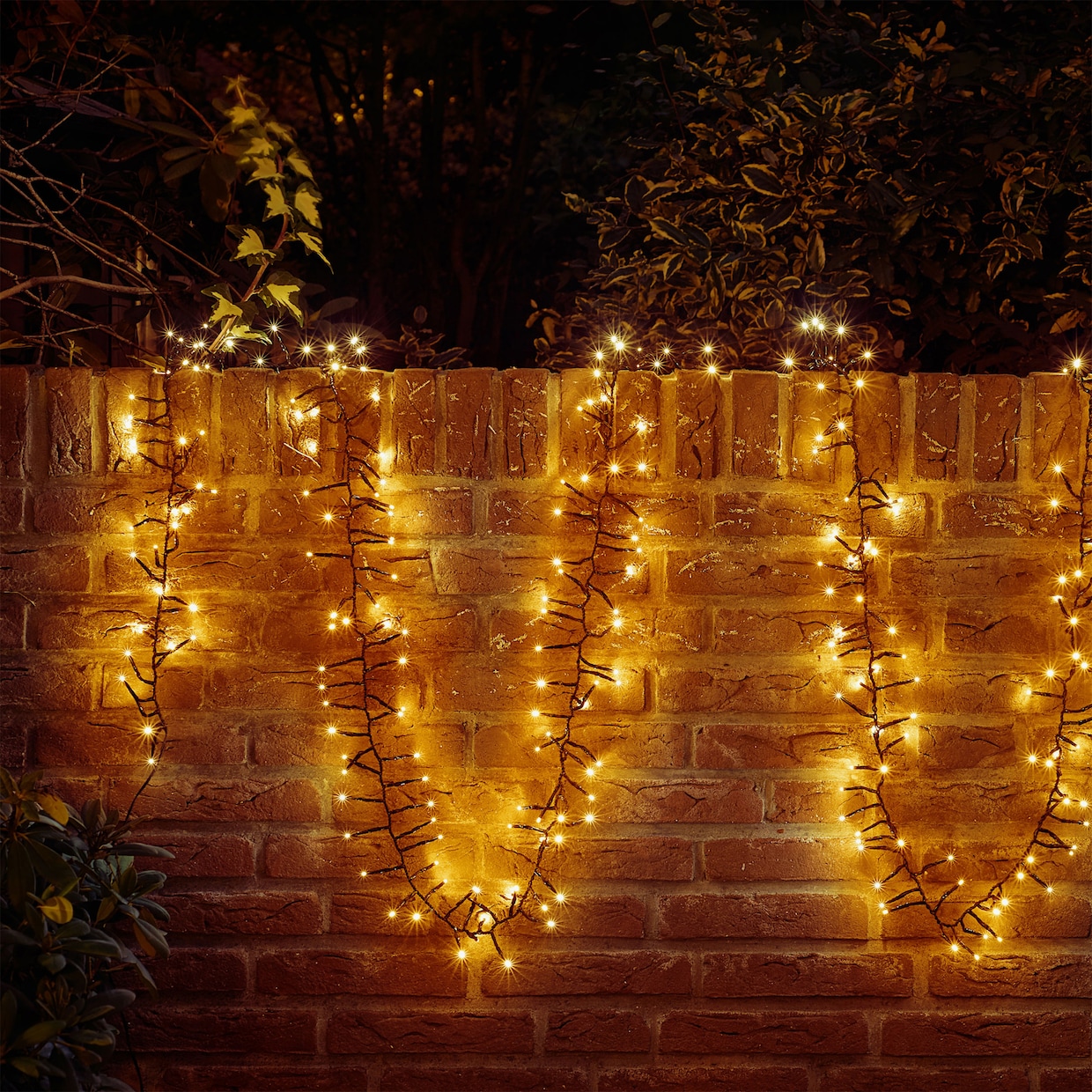 my home LED-Lichterkette - schwarz