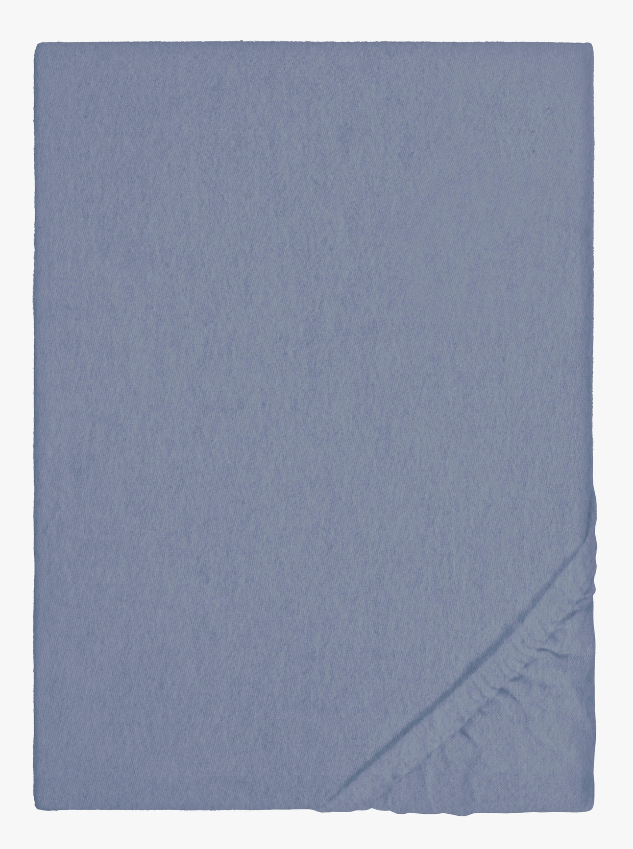 Biberna Spannbetttuch - blau-meliert