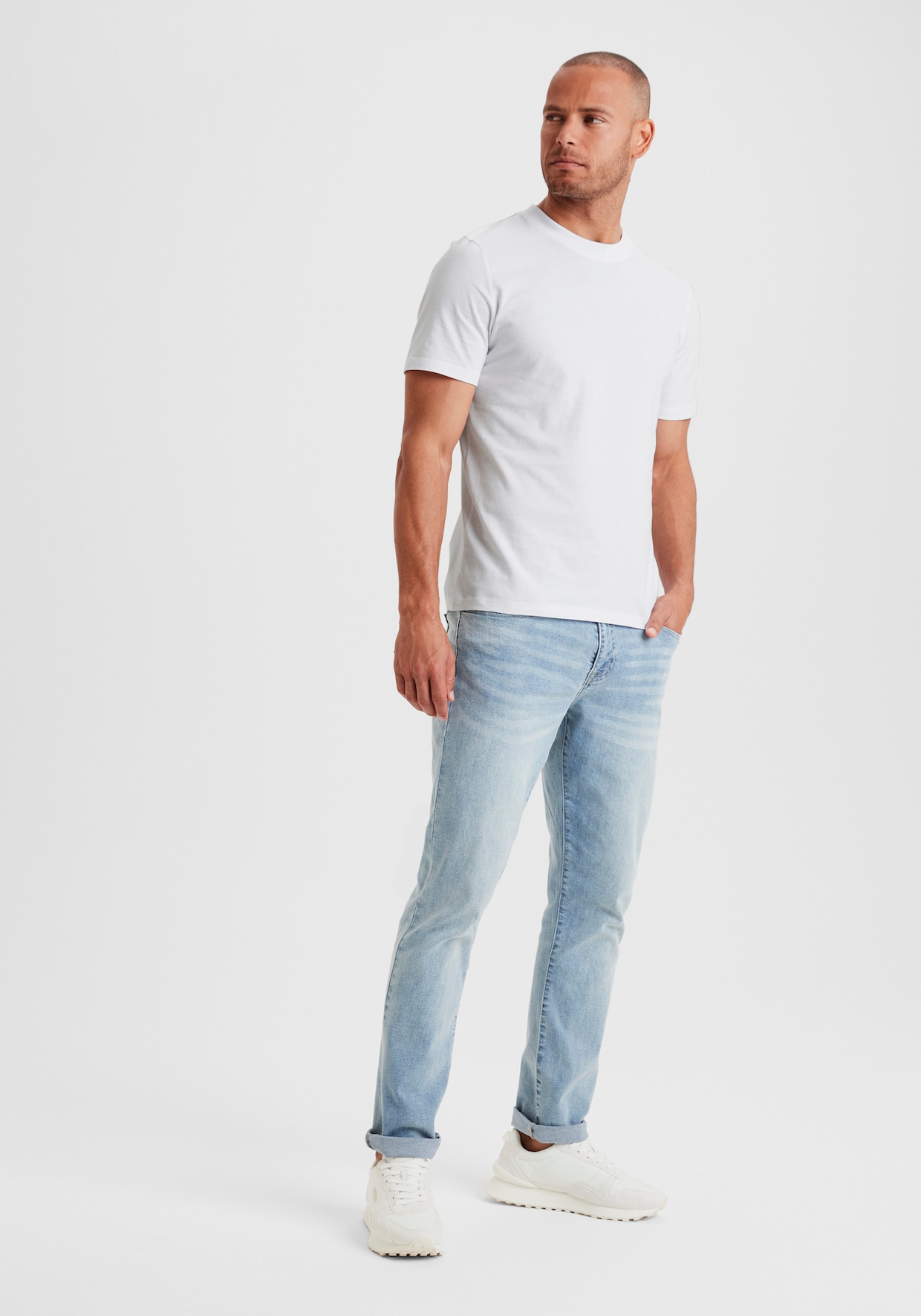 KangaROOS T-shirt - blauw/wit