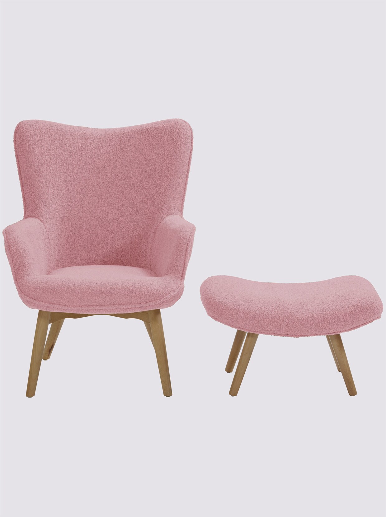 heine home Sessel+Hocker - altrose