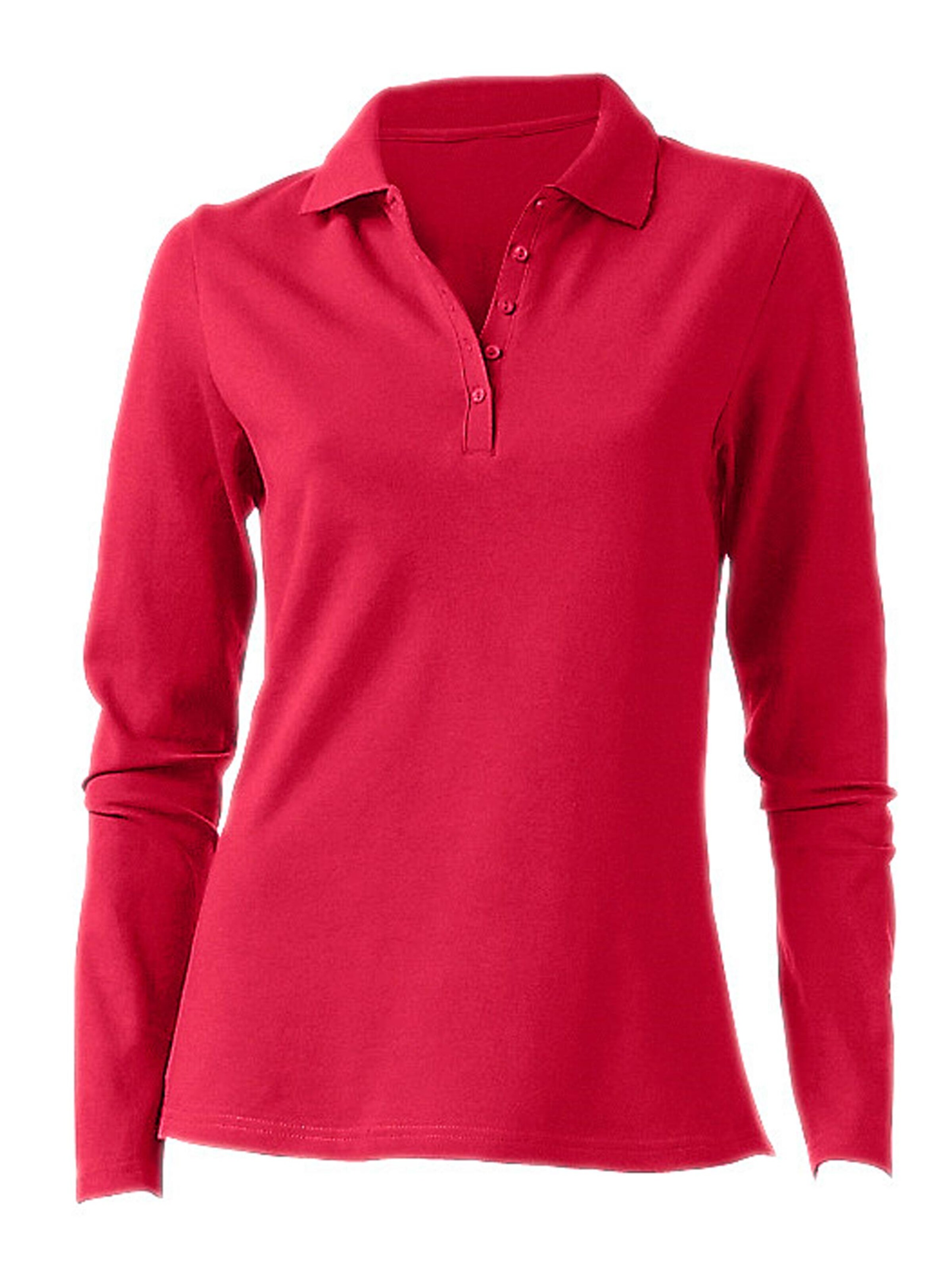 Damenmode Shirts Best Connections Poloshirt in rot 