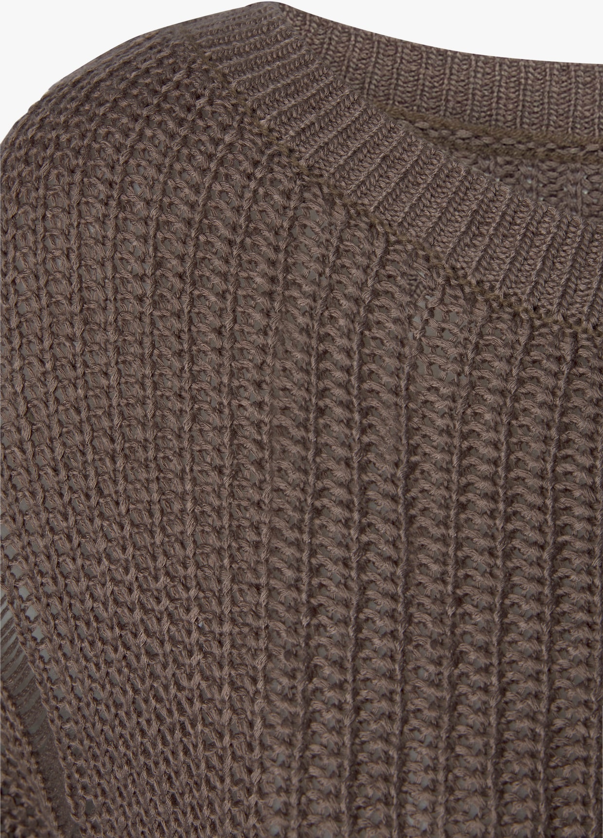 LASCANA Strickpullover - stein