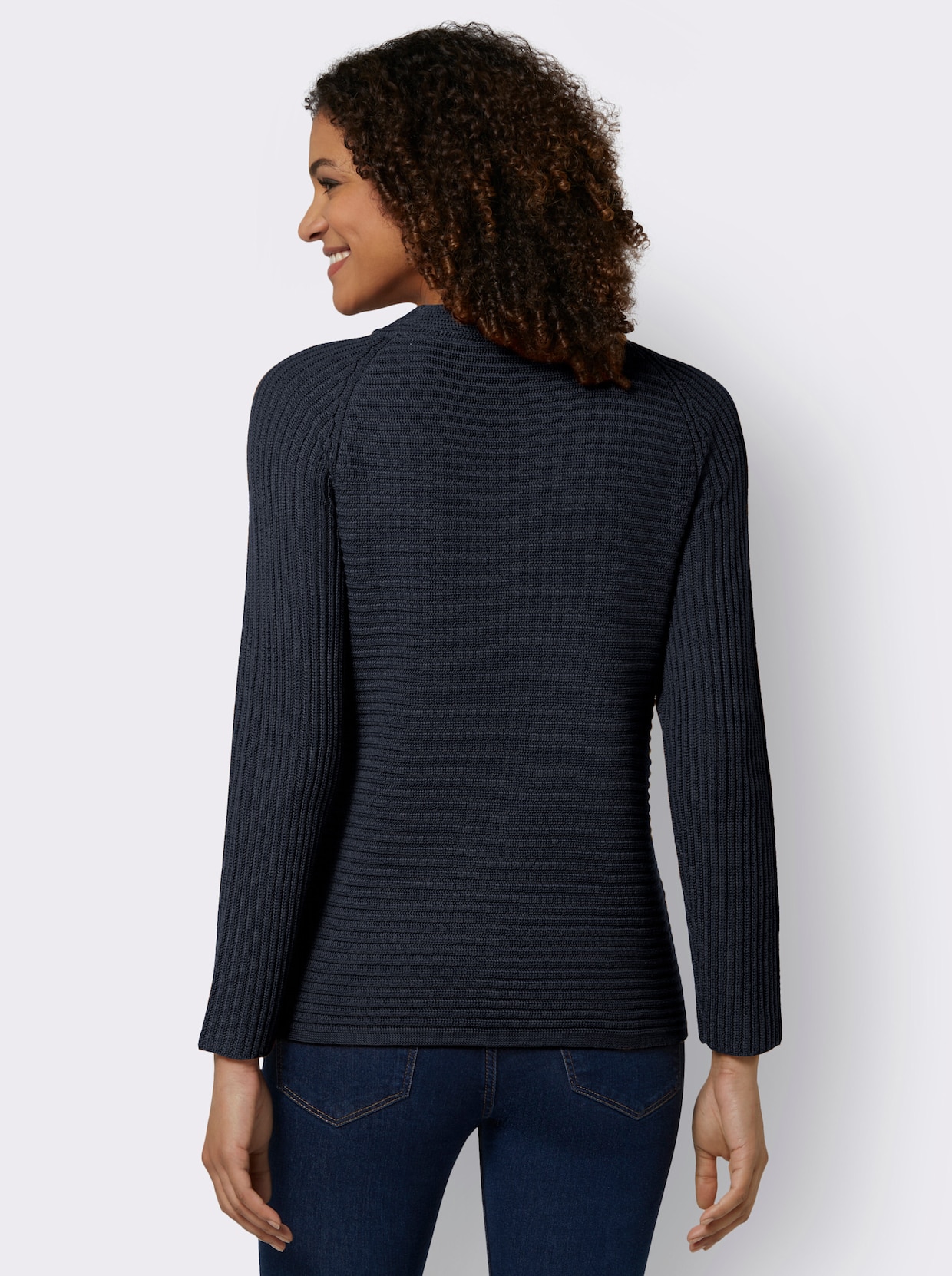 Pullover met lange mouwen - marine