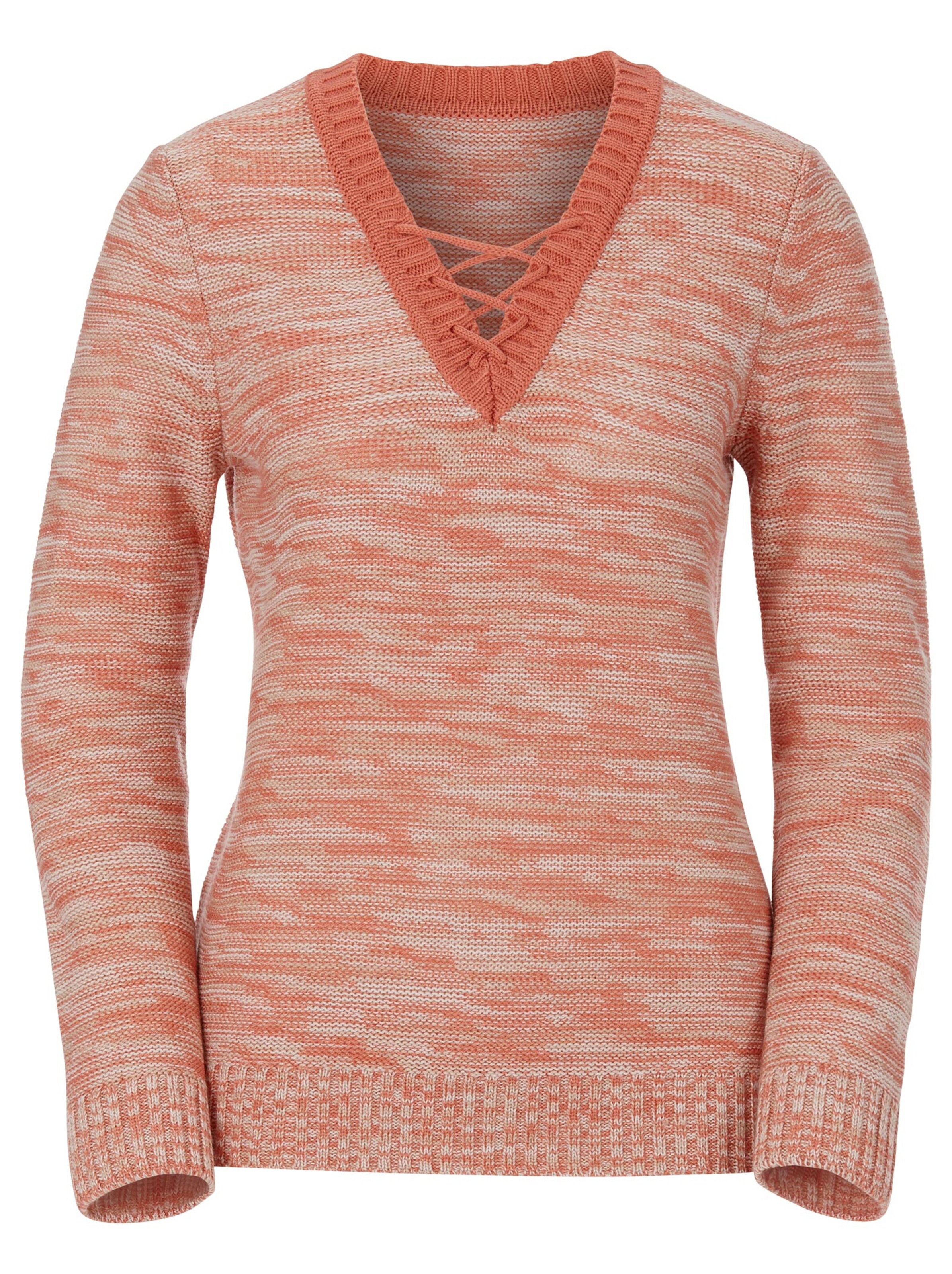 Pullover - mango-meliert