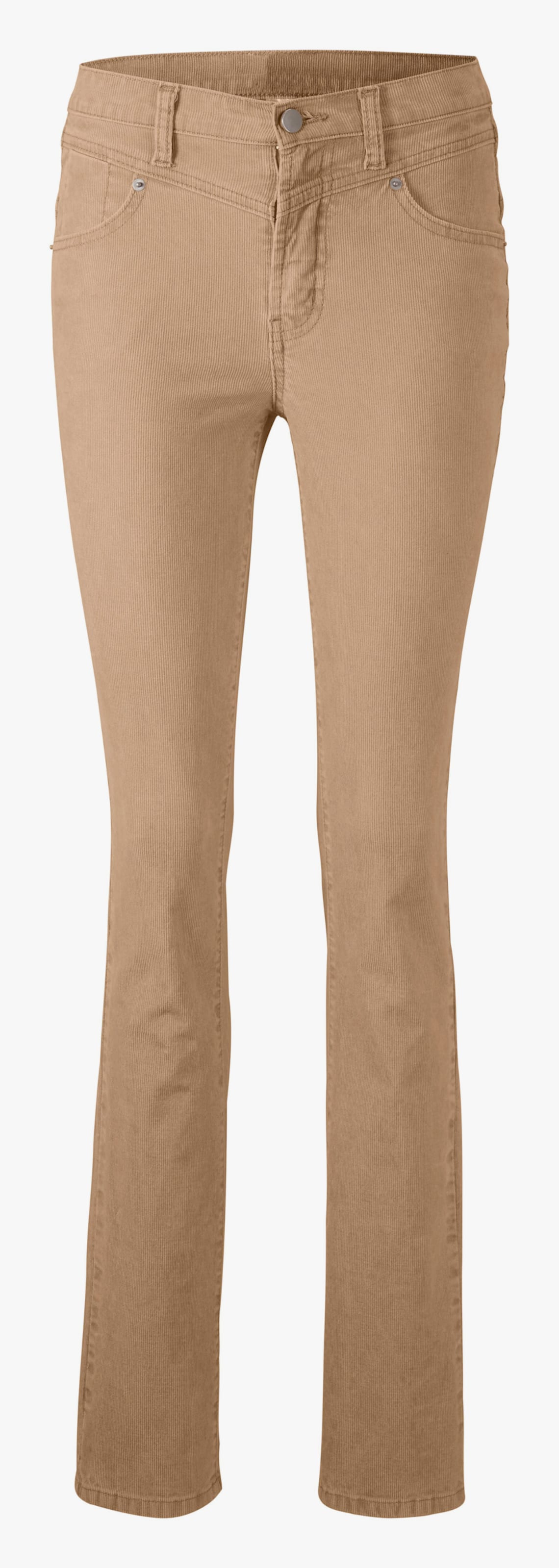 heine Cordhose mit Stretch - camel