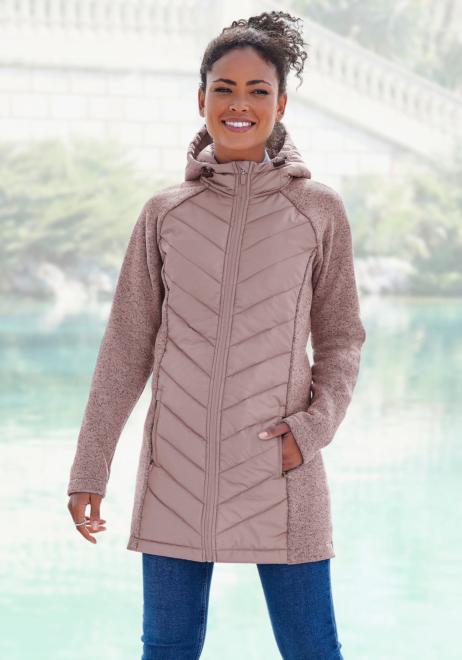 Vivance Steppjacke - altrosa