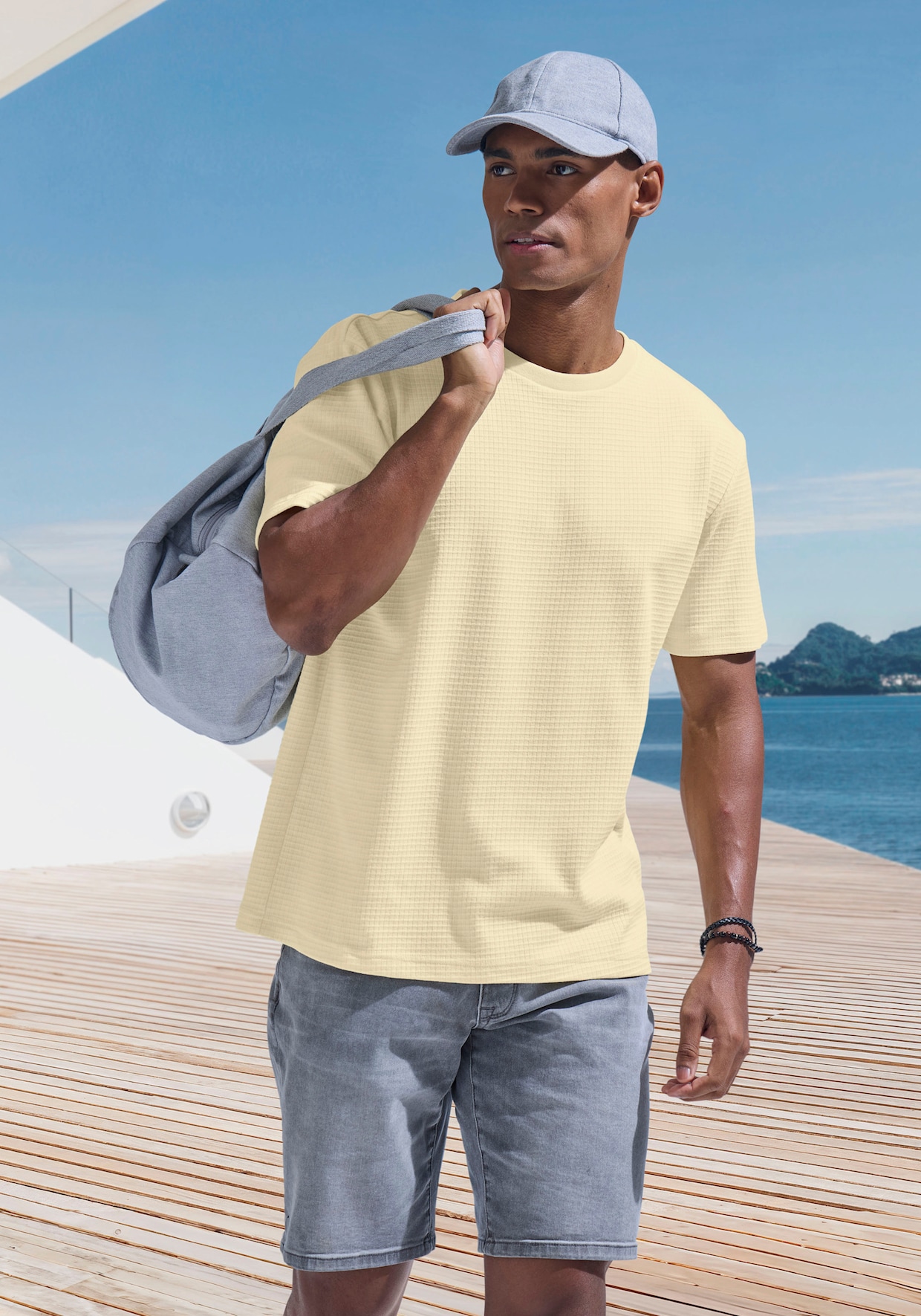 T-shirt - geel