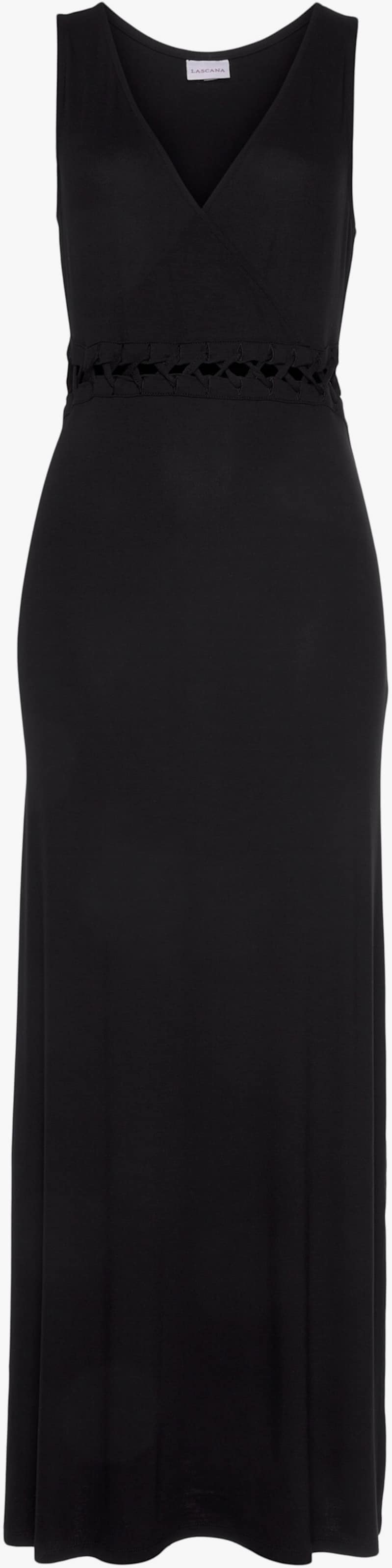 LASCANA Maxikleid - schwarz