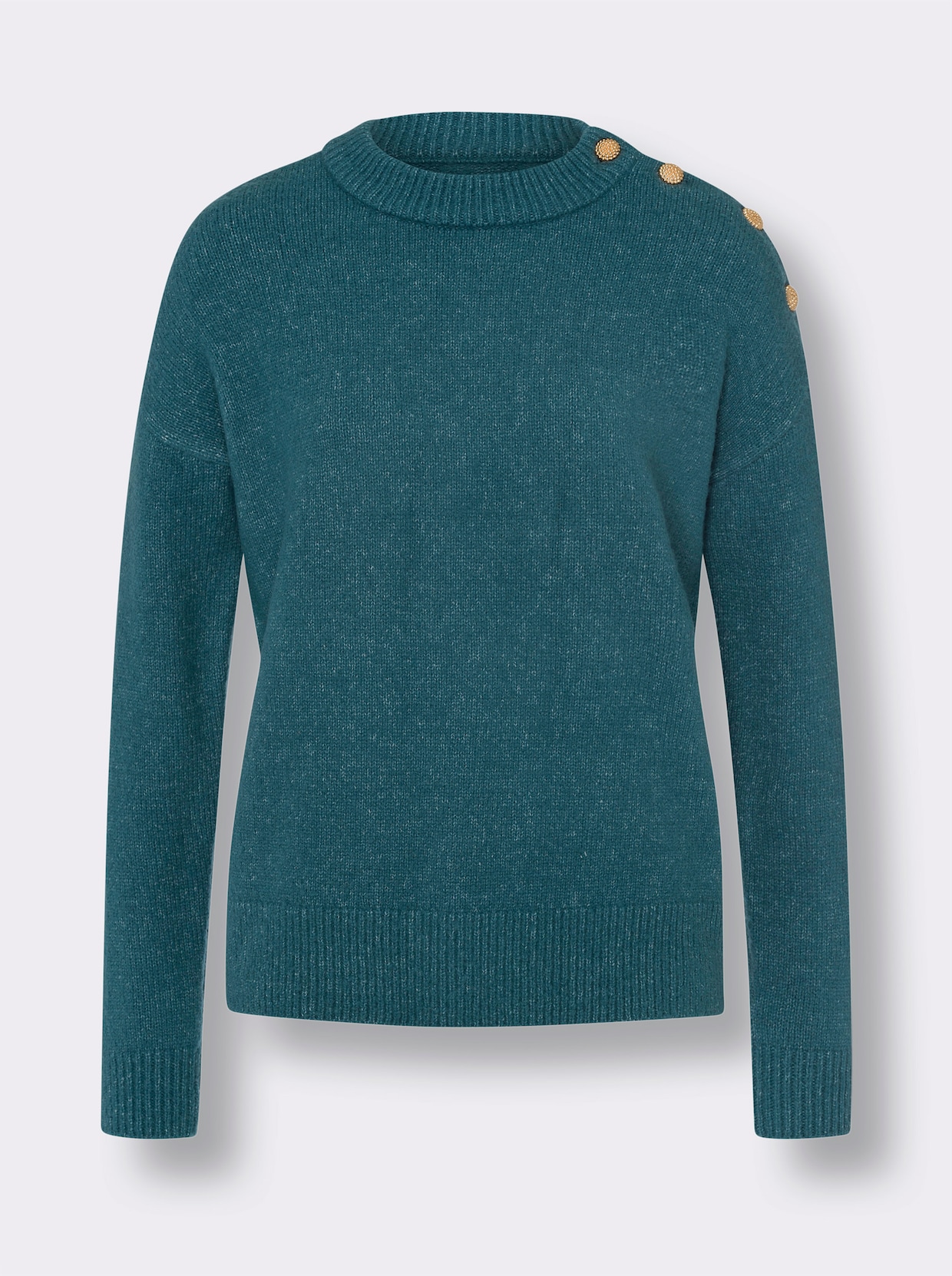 heine Pullover - petrol-meliert