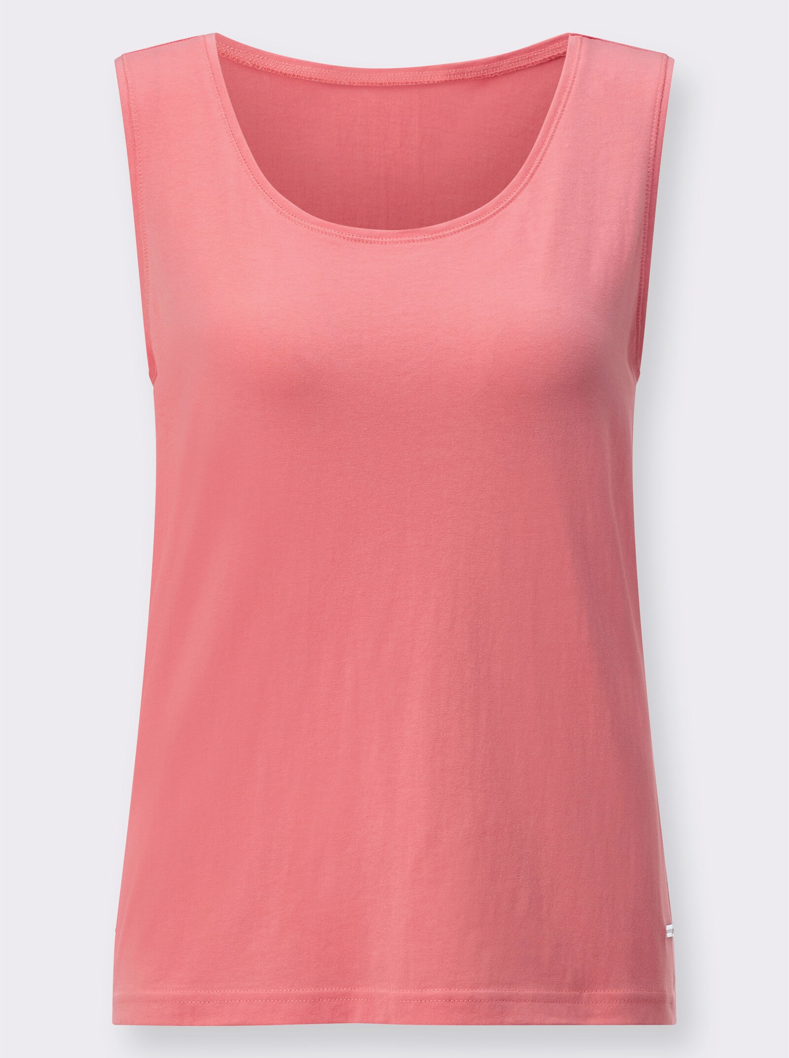 Shirttop in stretchkwaliteit - flamingo