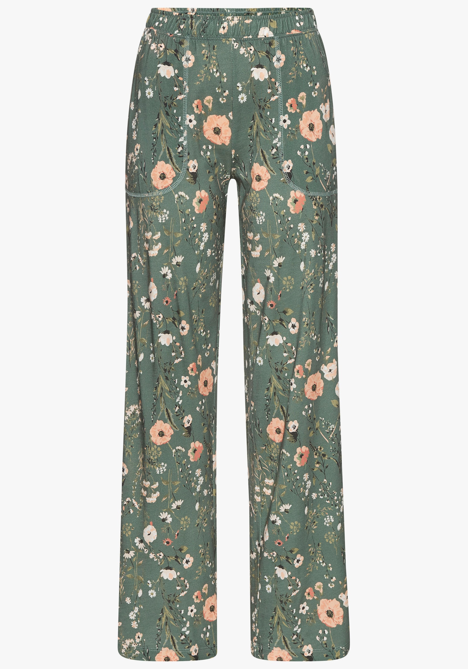 LASCANA Pyjama - groen gedessineerd