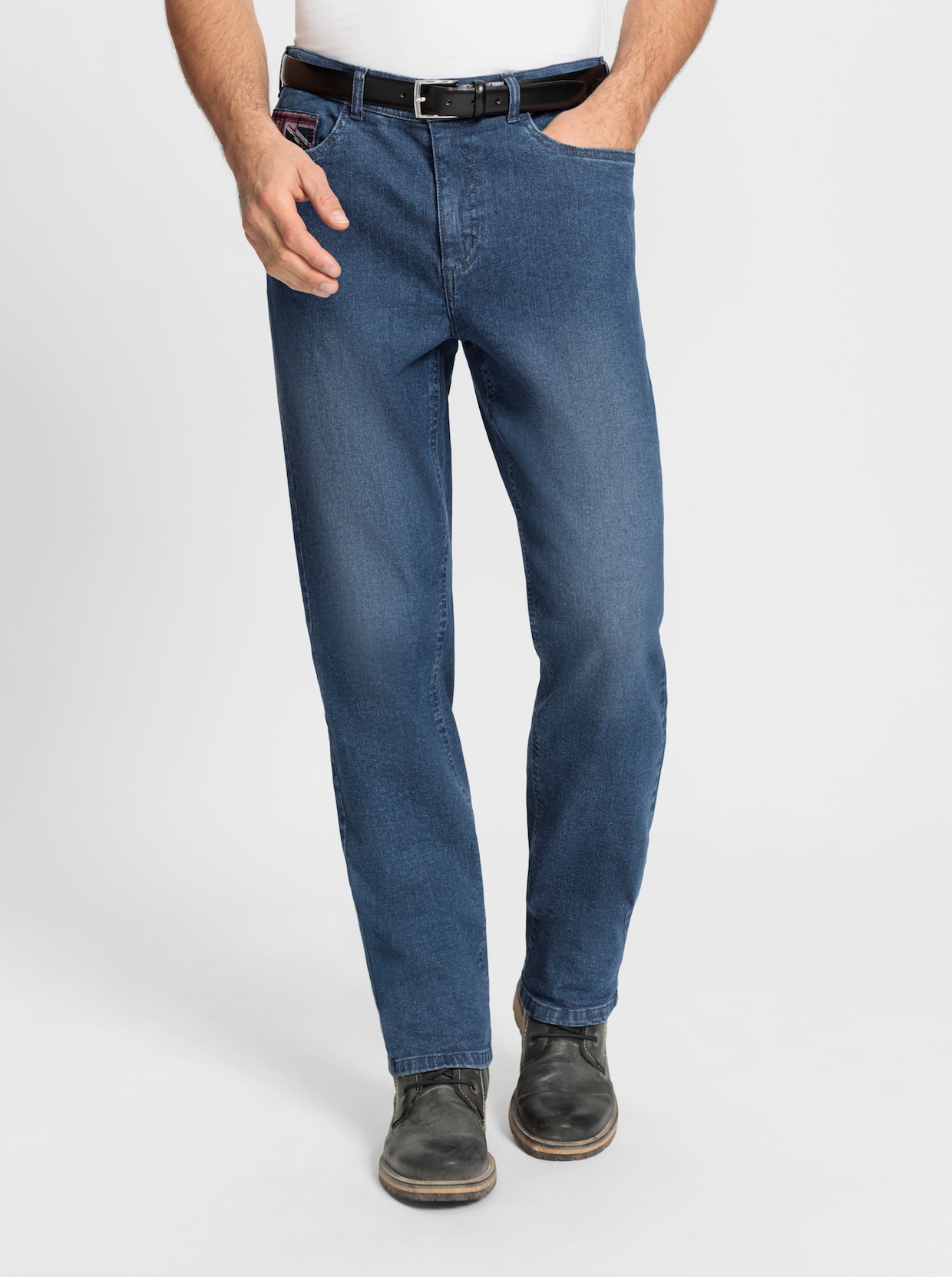 Marco Donati 5-pocketjeans - blue-stonewashed