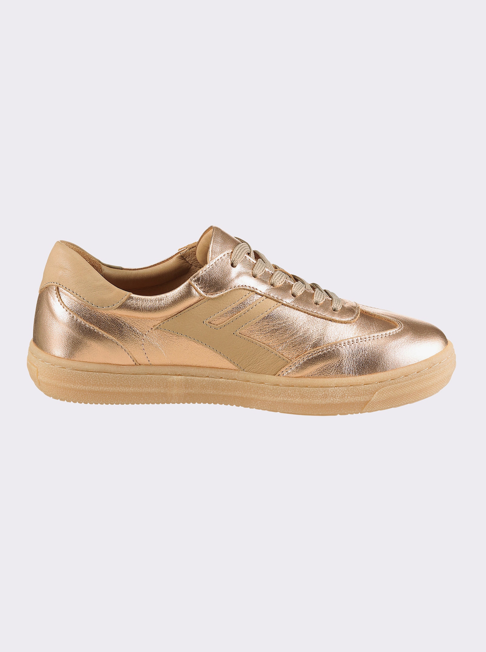 Andrea Conti Sneaker - apricot metallic/camel