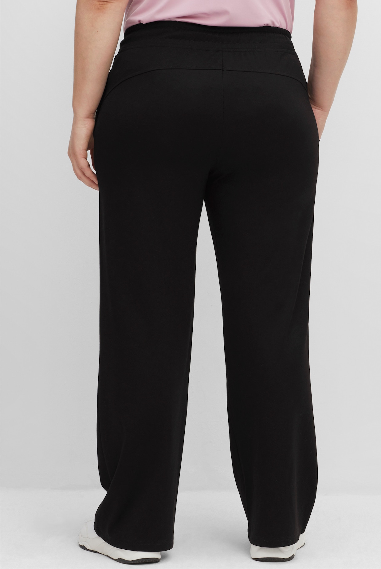 sheego Sportbroek - zwart