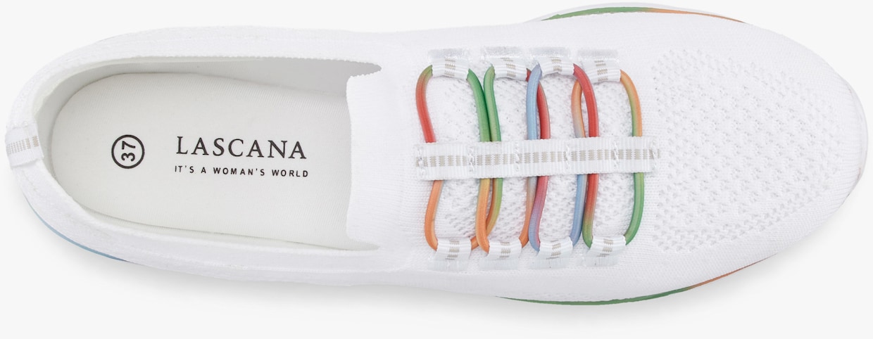 LASCANA Sneakers - blanc-multicolore