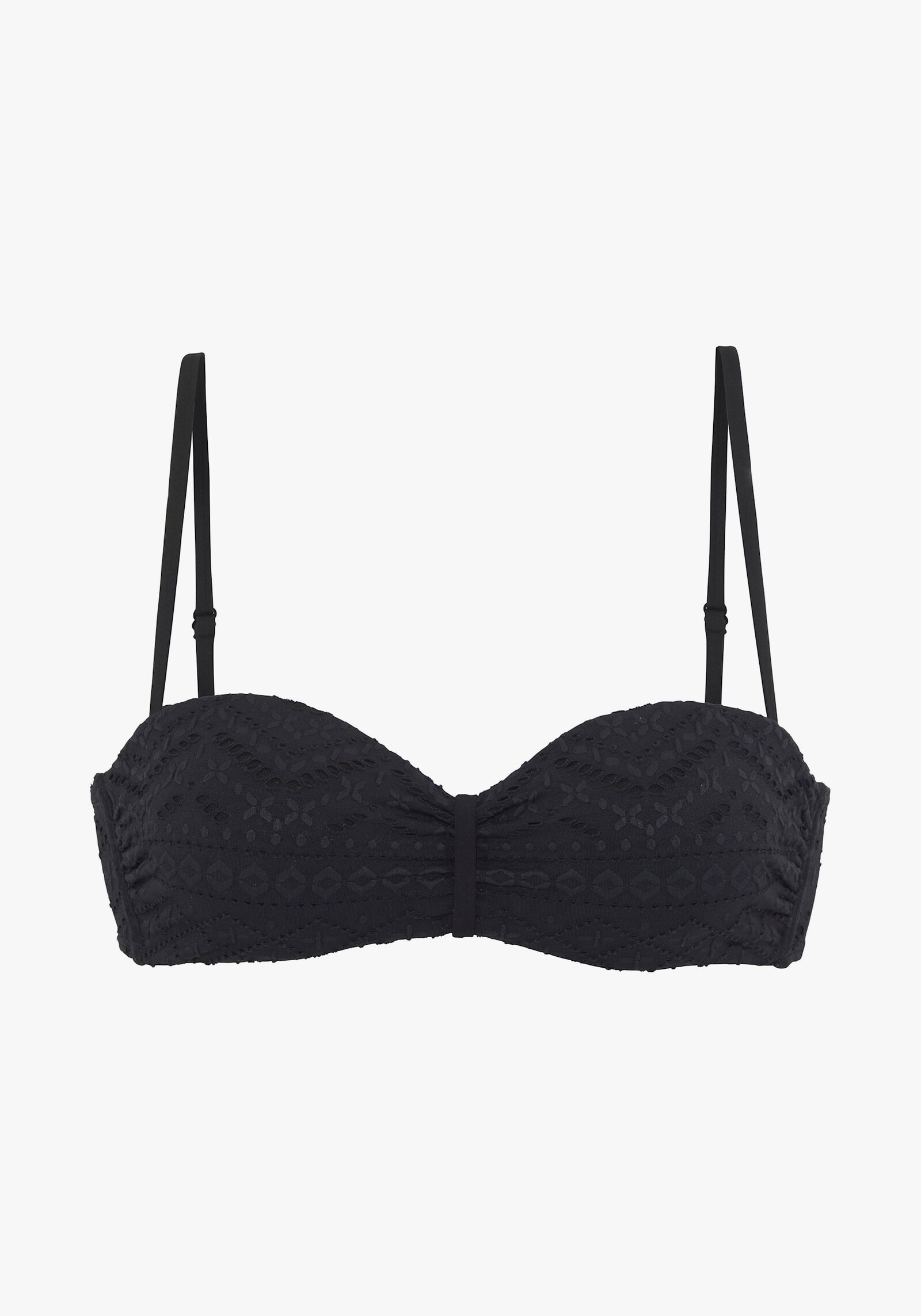 LASCANA Bügel-Bandeau-Bikini-Top - schwarz
