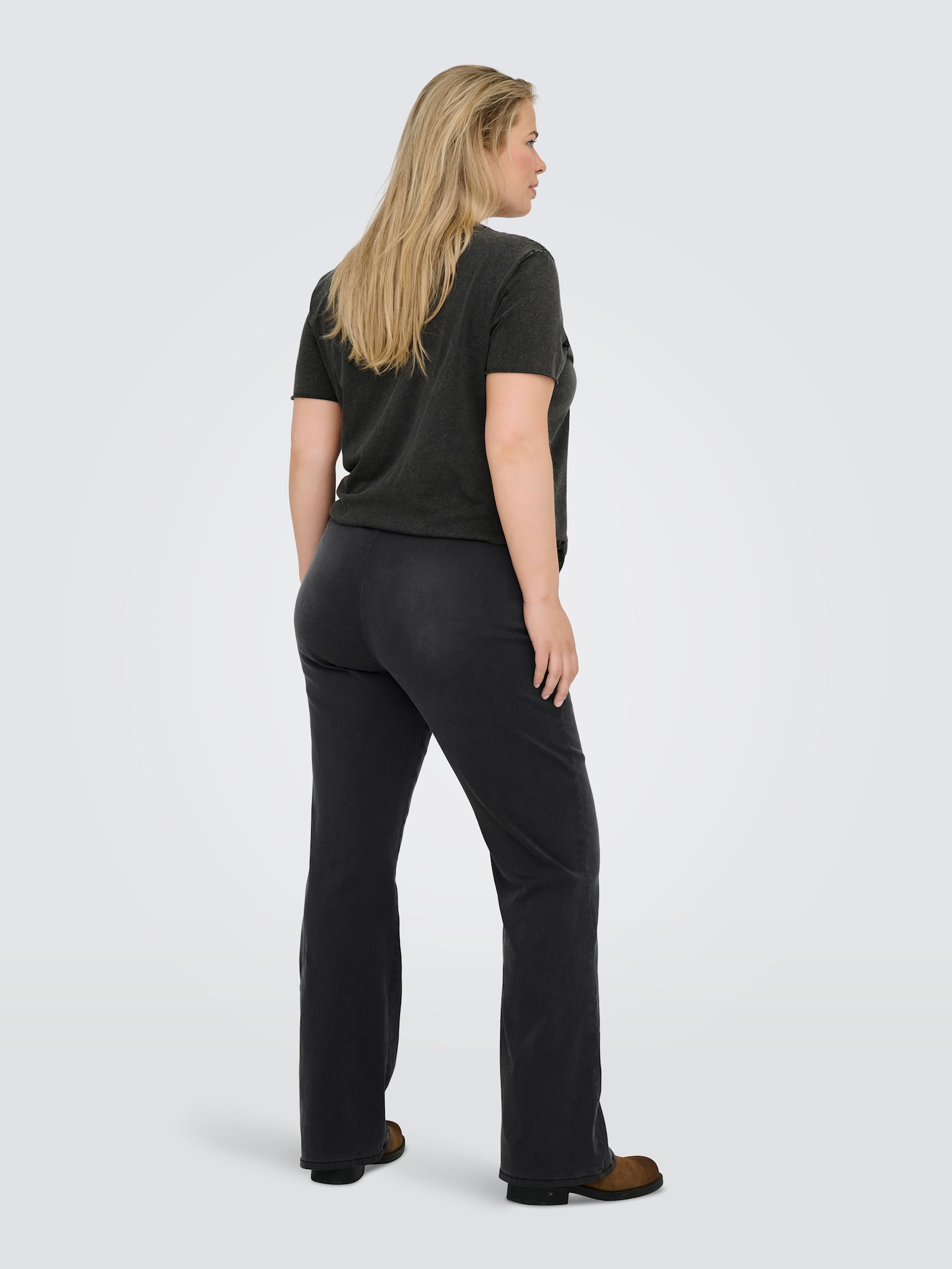 ONLY CARMAKOMA Jeansleggings - washed black