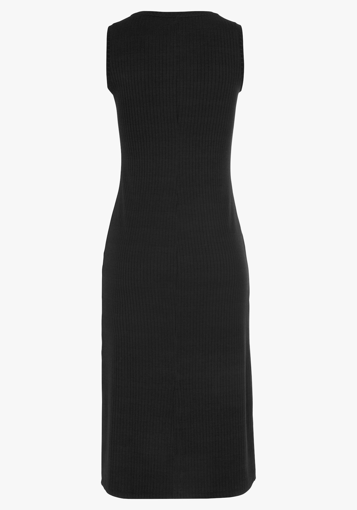 LASCANA Robe mi-longue - noir