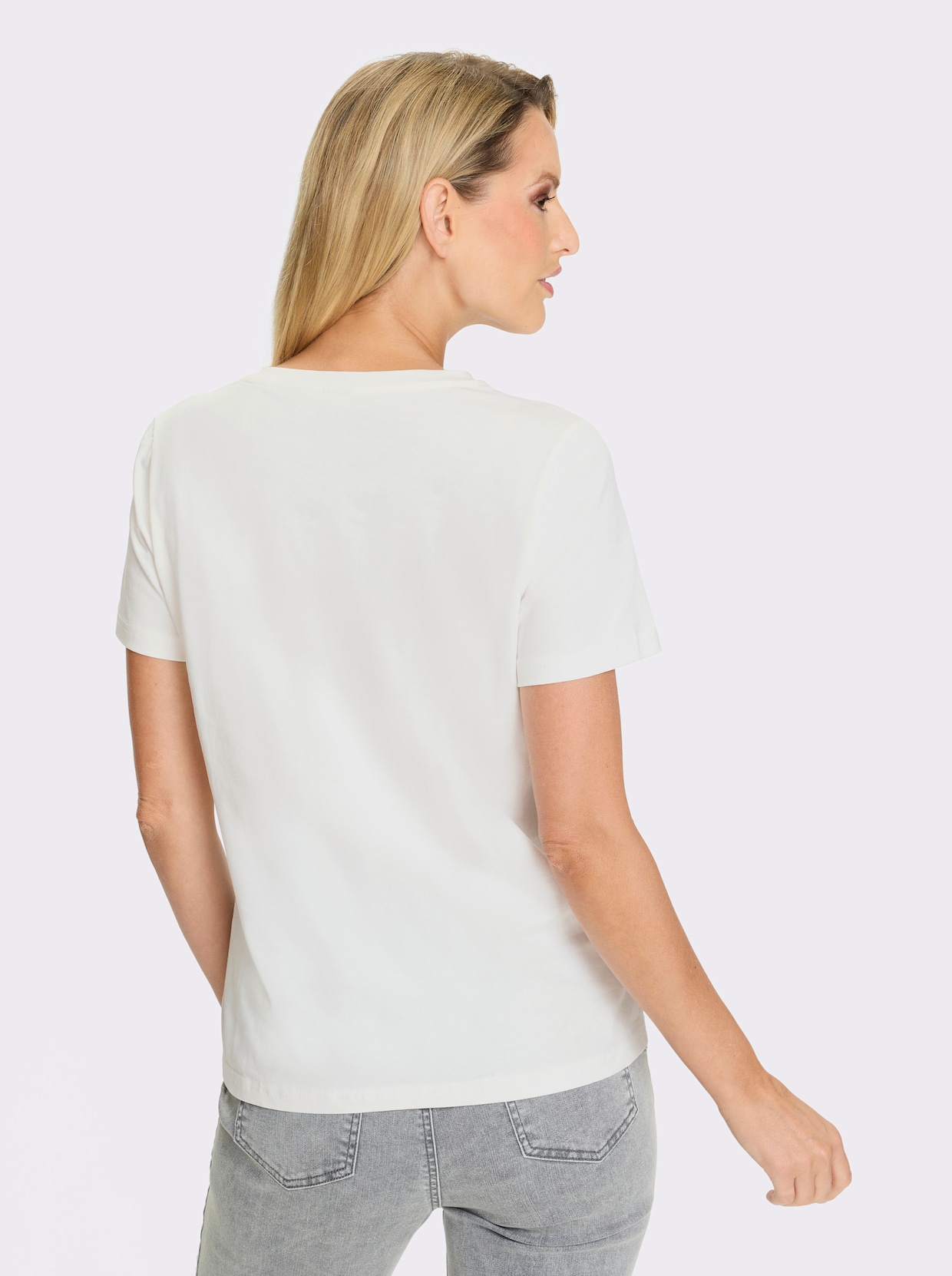 heine T-Shirt - ecru