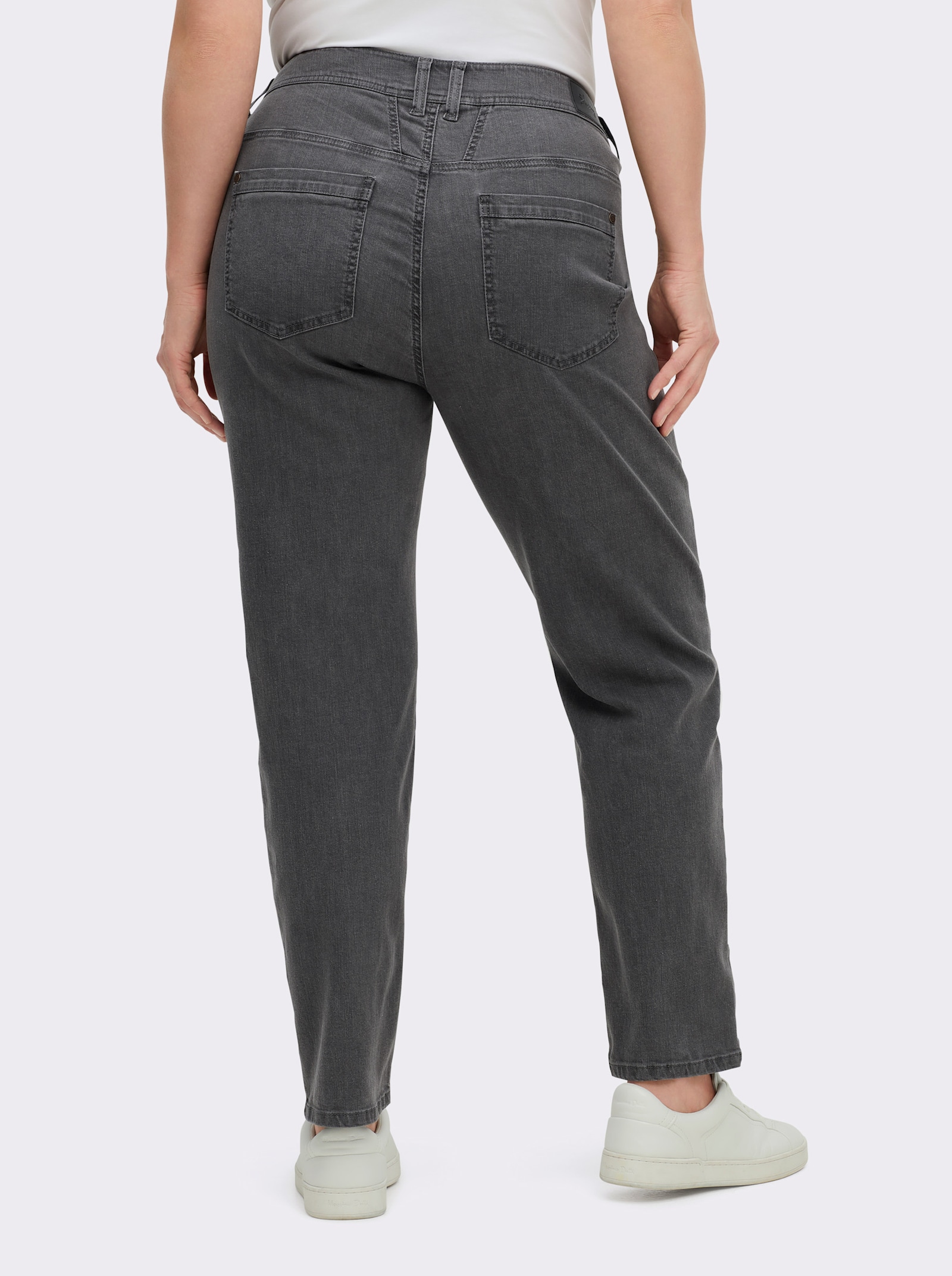 sheego Jeans in smal model - grey denim