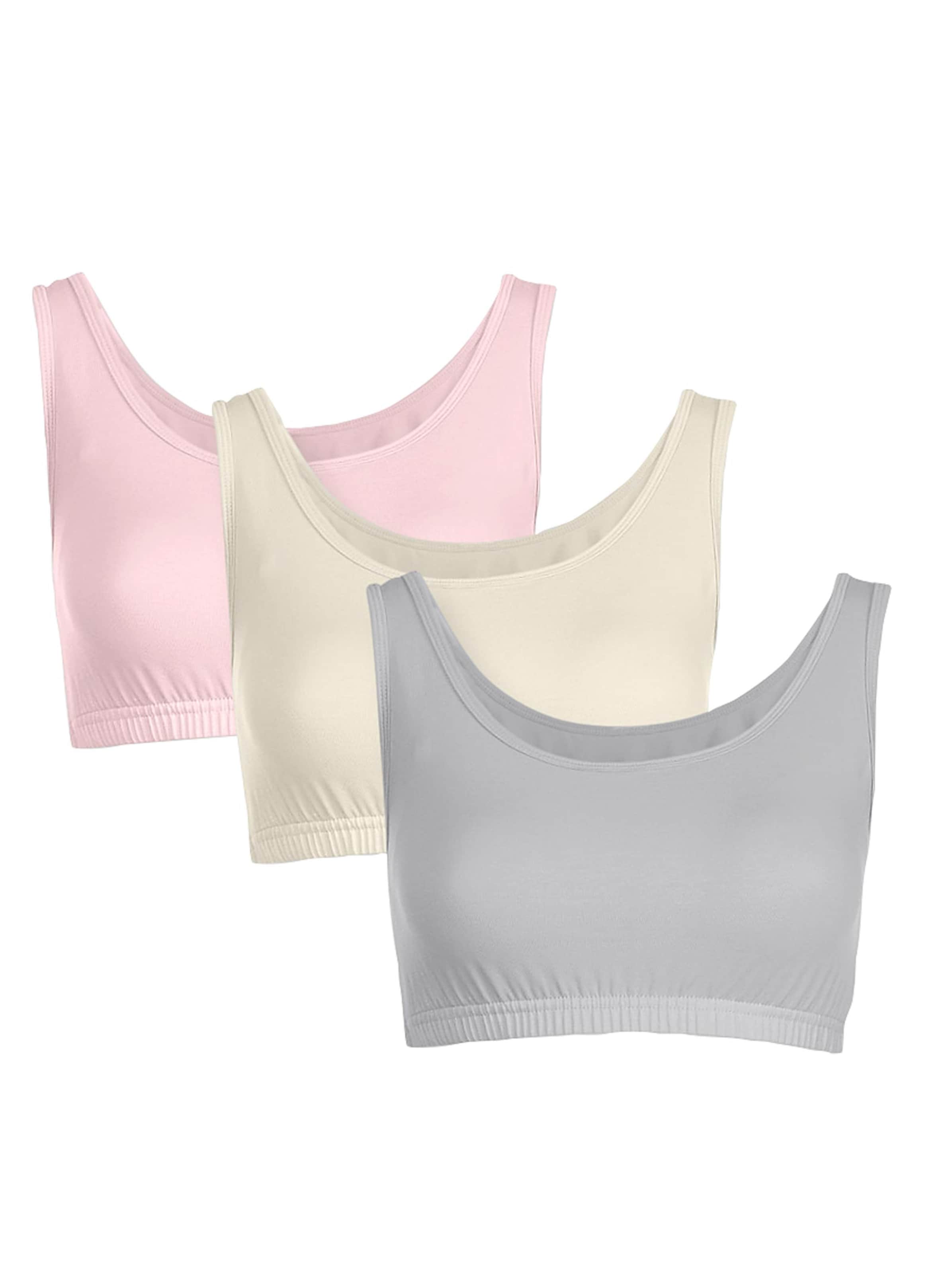 Bustier - silberfarben + rosé + champagner